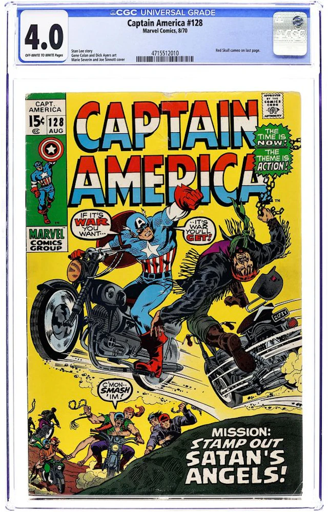 Captain America (1968 1st Series) 128 CGC 4.0
