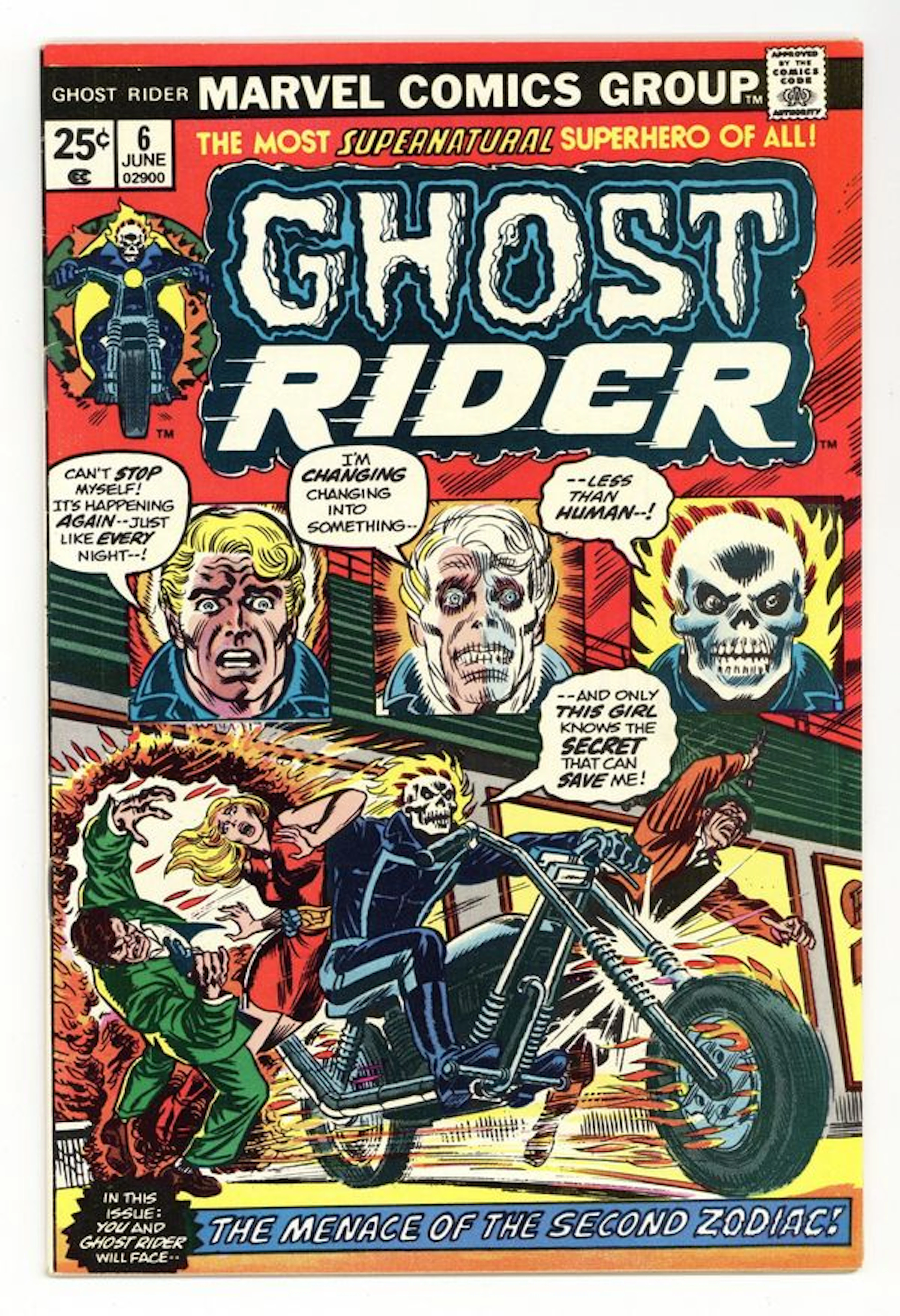 Ghost Rider (1973 1st Series) 6 FN+ 6.5