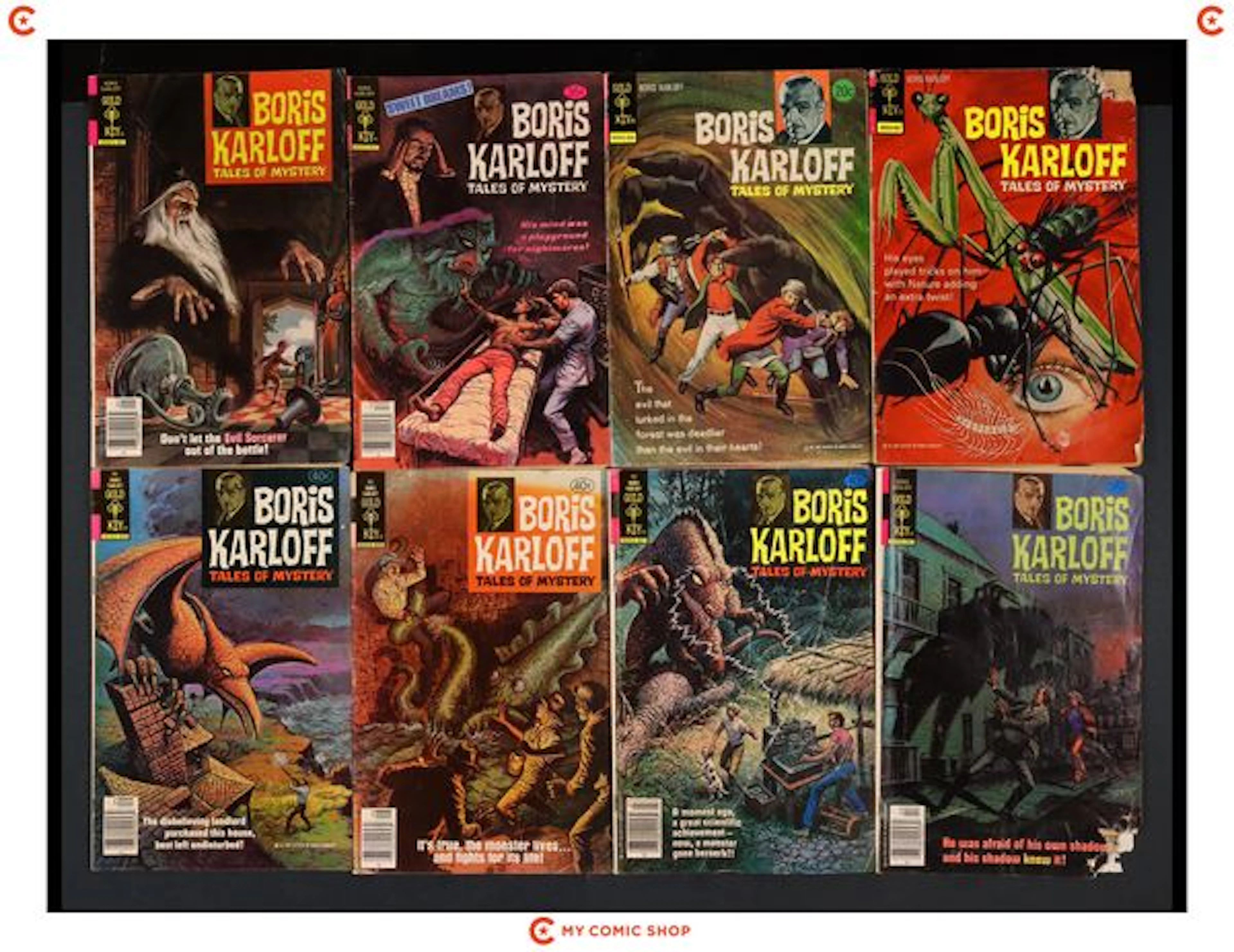 Boris Karloff Tales of Mystery Lot of 8