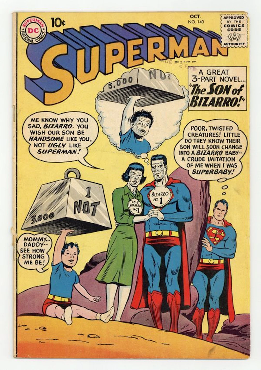 Superman (1939 1st Series) 140 GD/VG 3.0