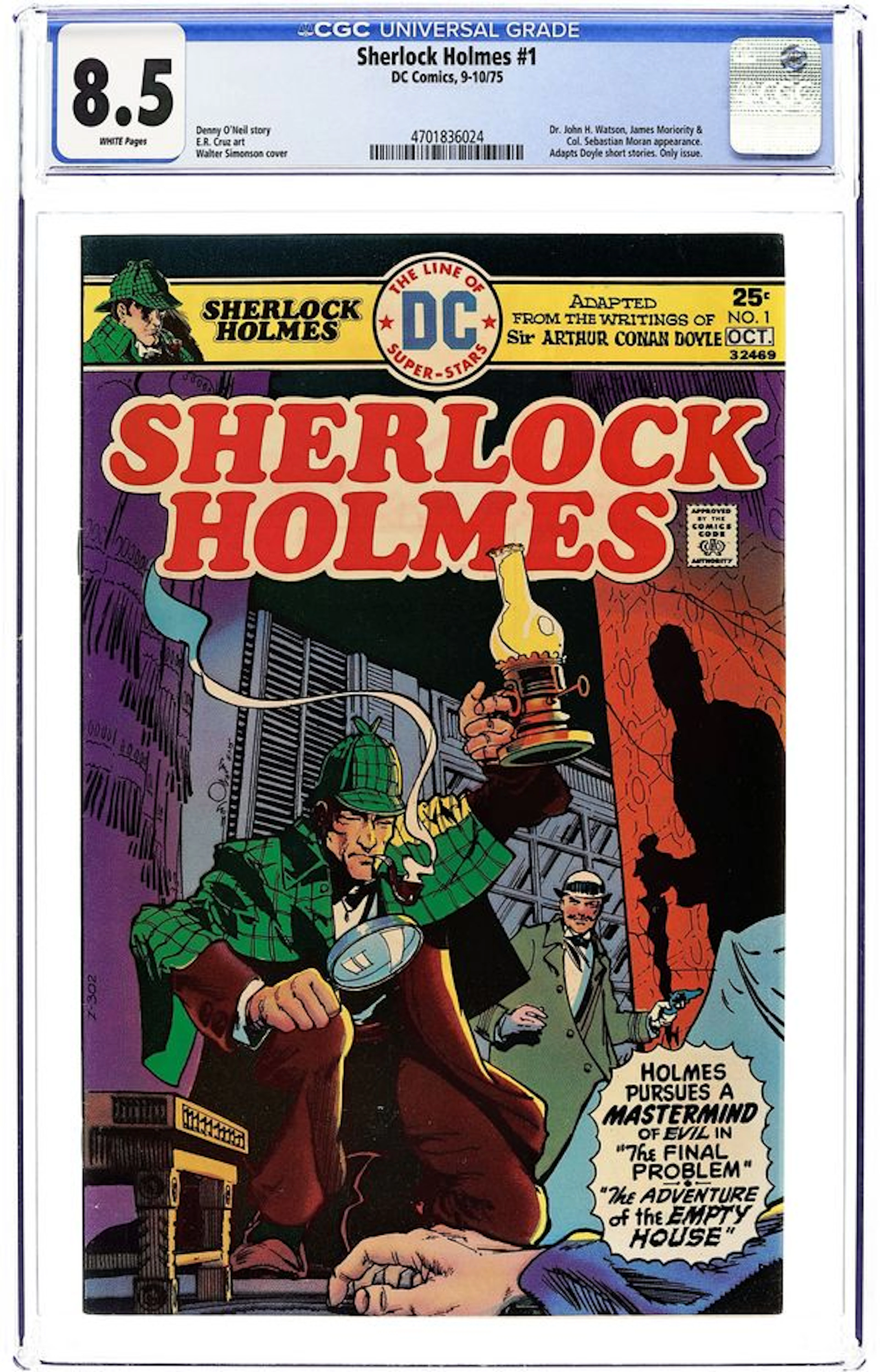 Sherlock Holmes (1975 DC) 1 CGC 8.5