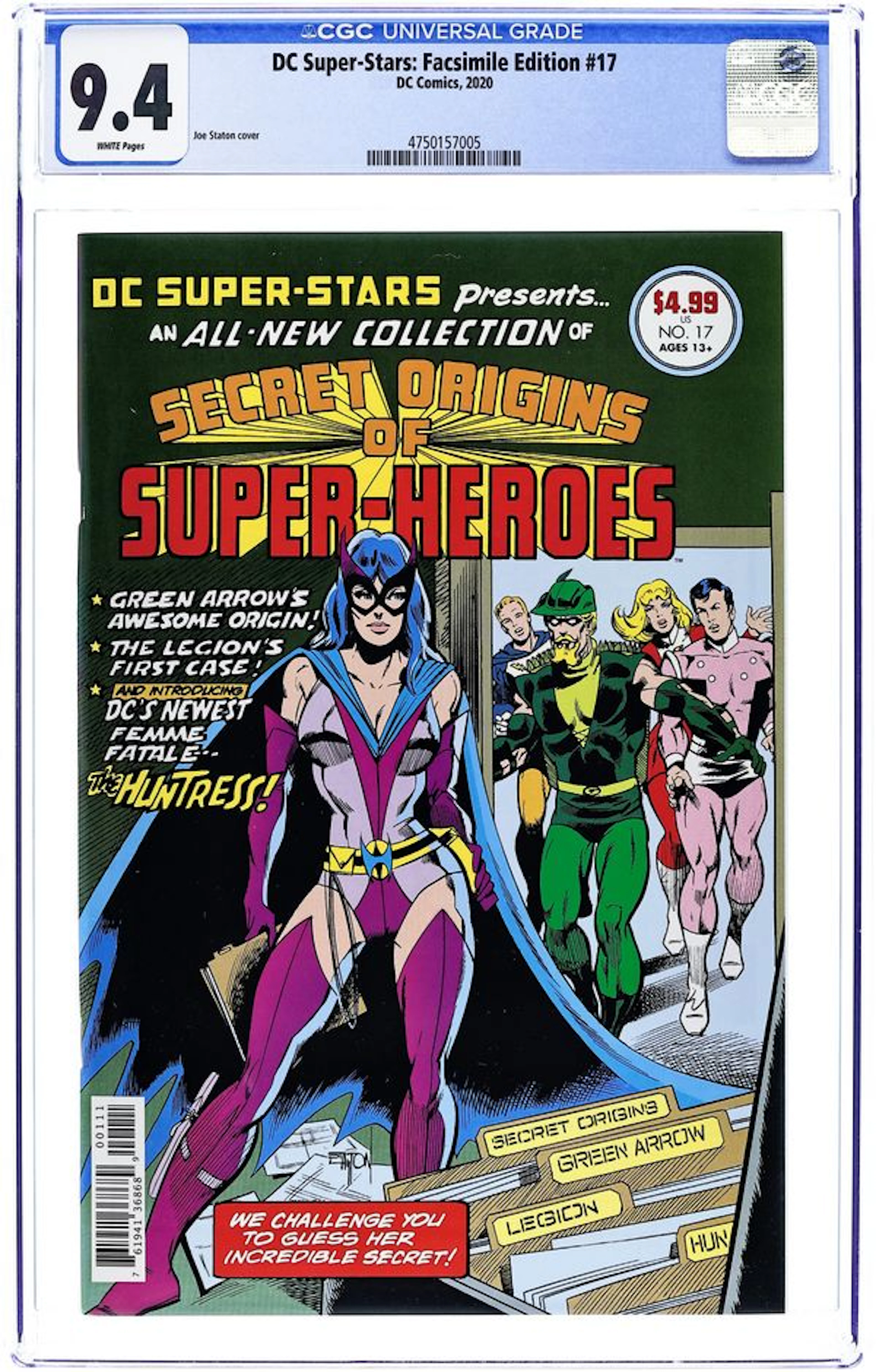 DC Super Stars (1976) Facsimile Edition 17 CGC 9.4