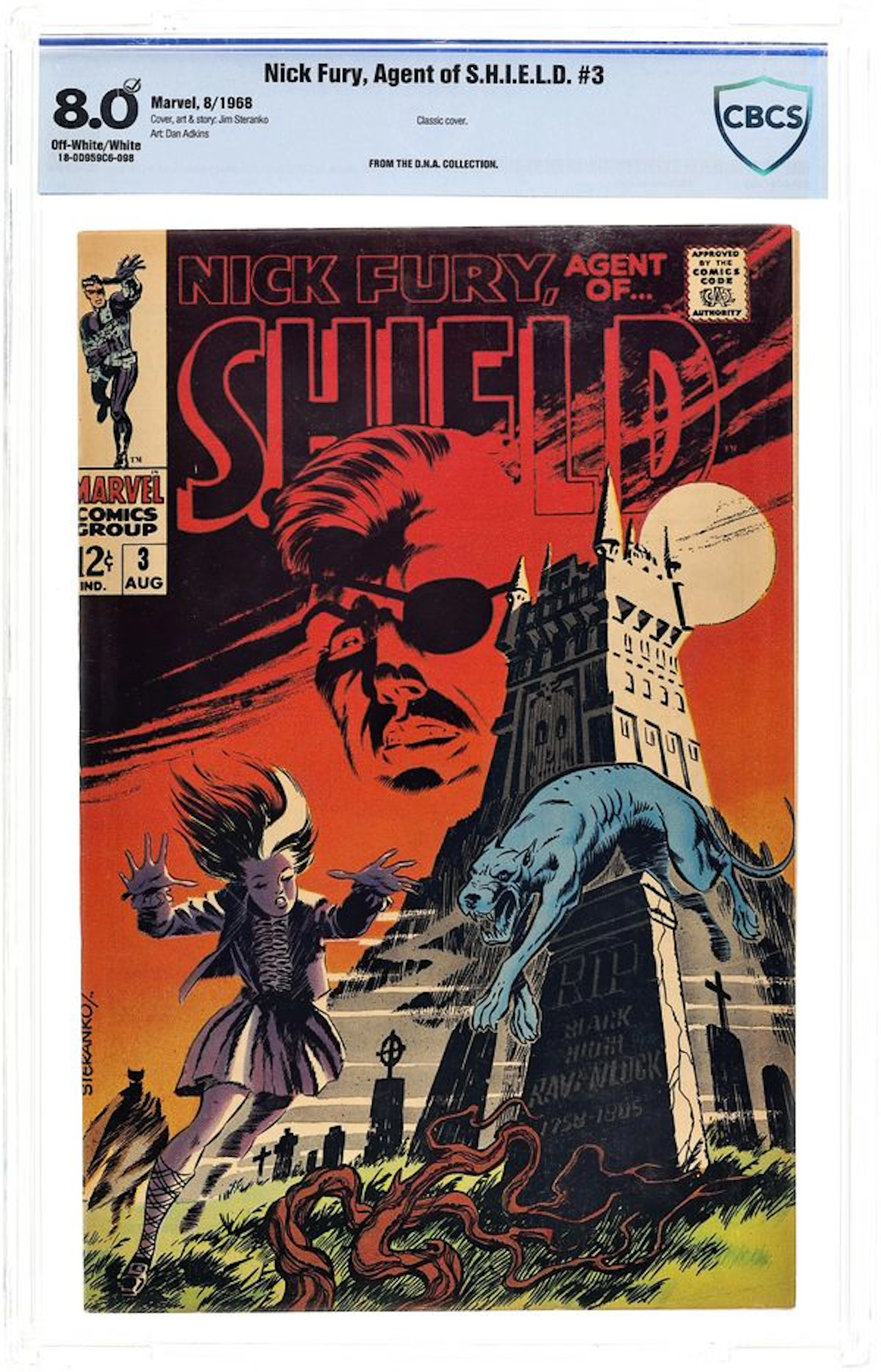 Nick Fury Agent of SHIELD (1968 1st Series) 3 CBCS 8.0