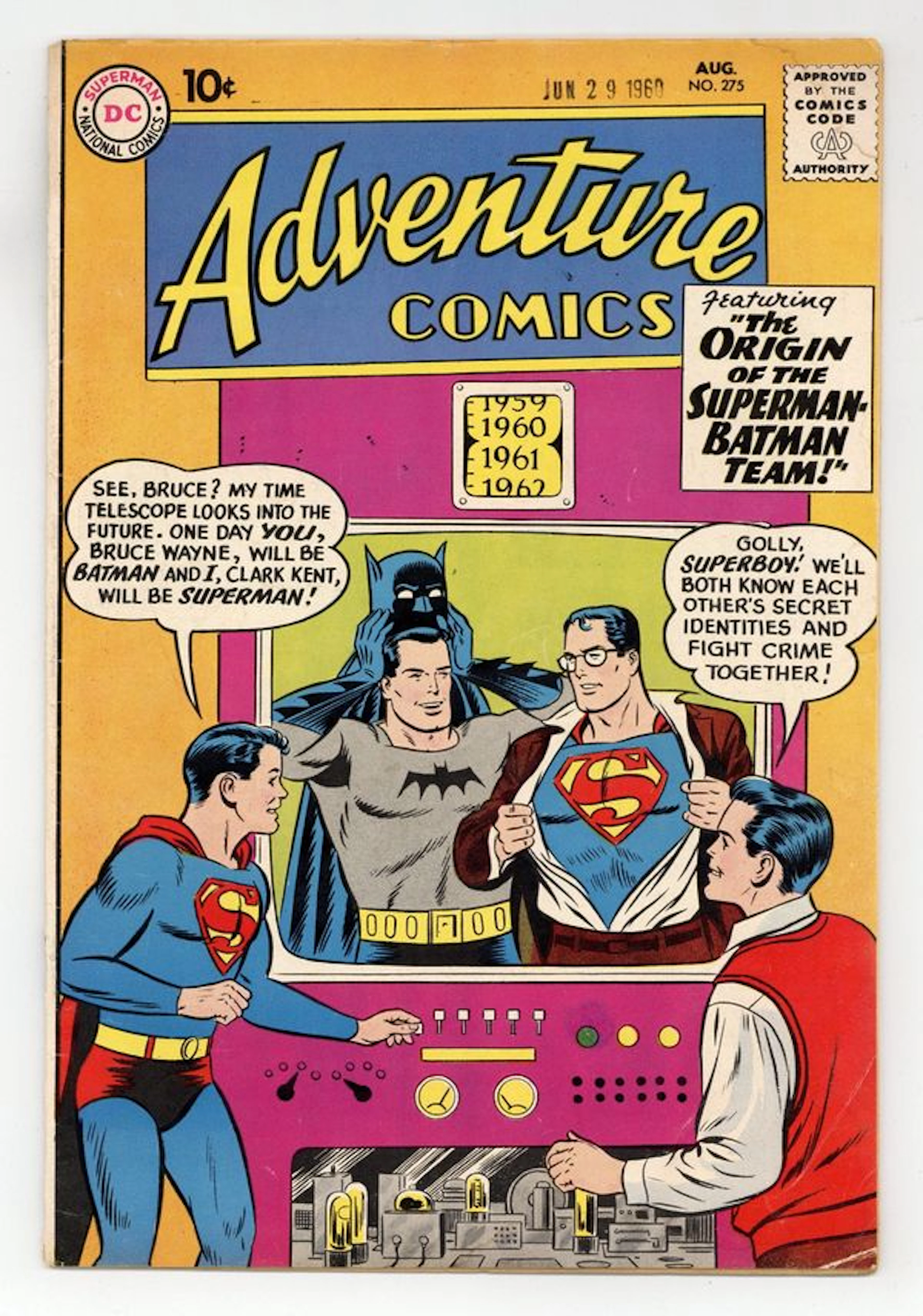 Adventure Comics (1938 1st Series) 275 VG- 3.5