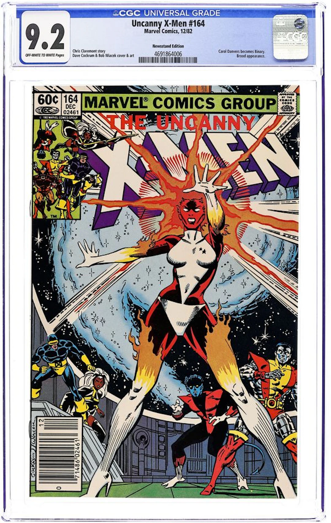 Uncanny X-Men (1963 1st Series) 164N CGC 9.2