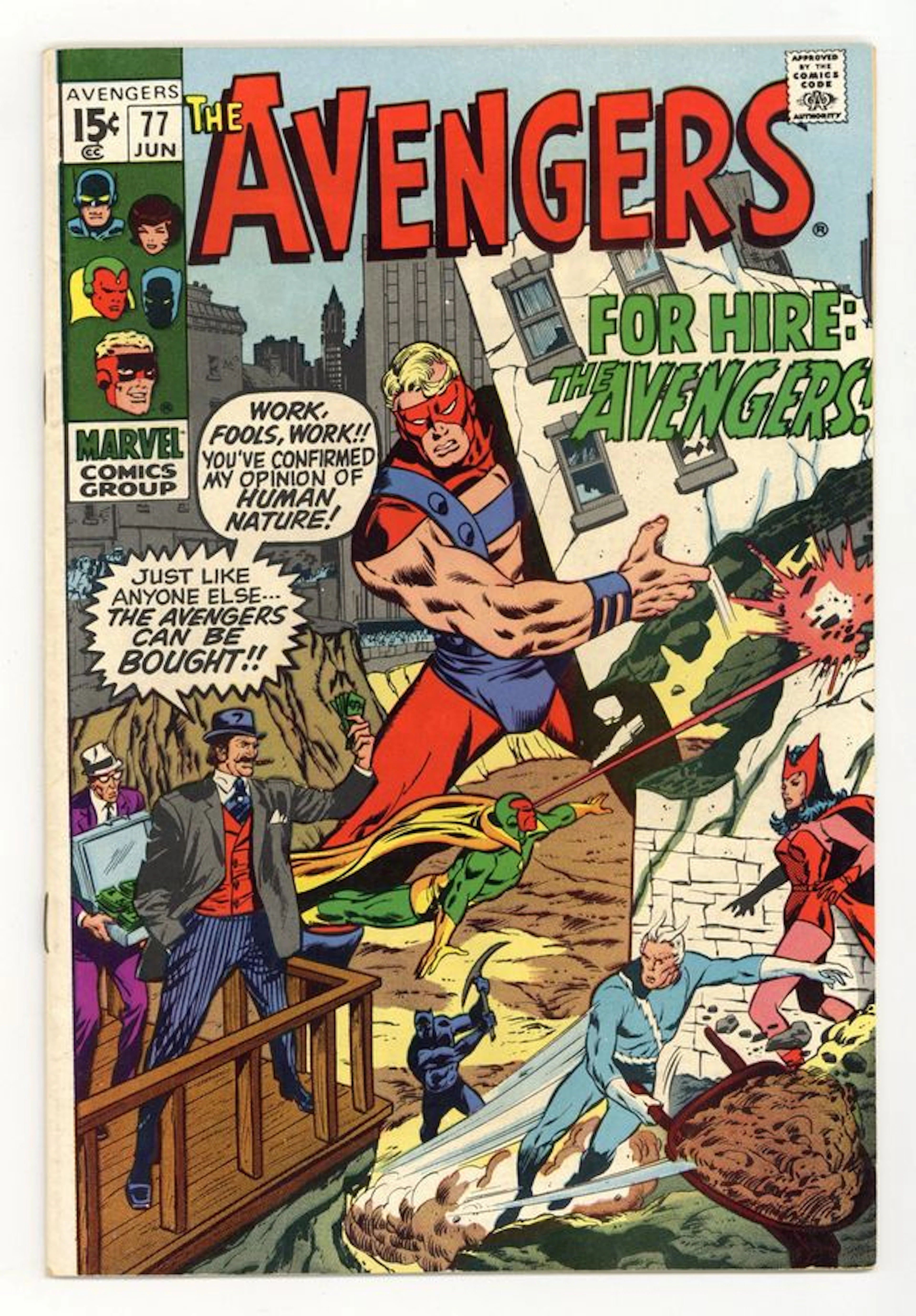 Avengers (1963 1st Series) 77 FN- 5.5