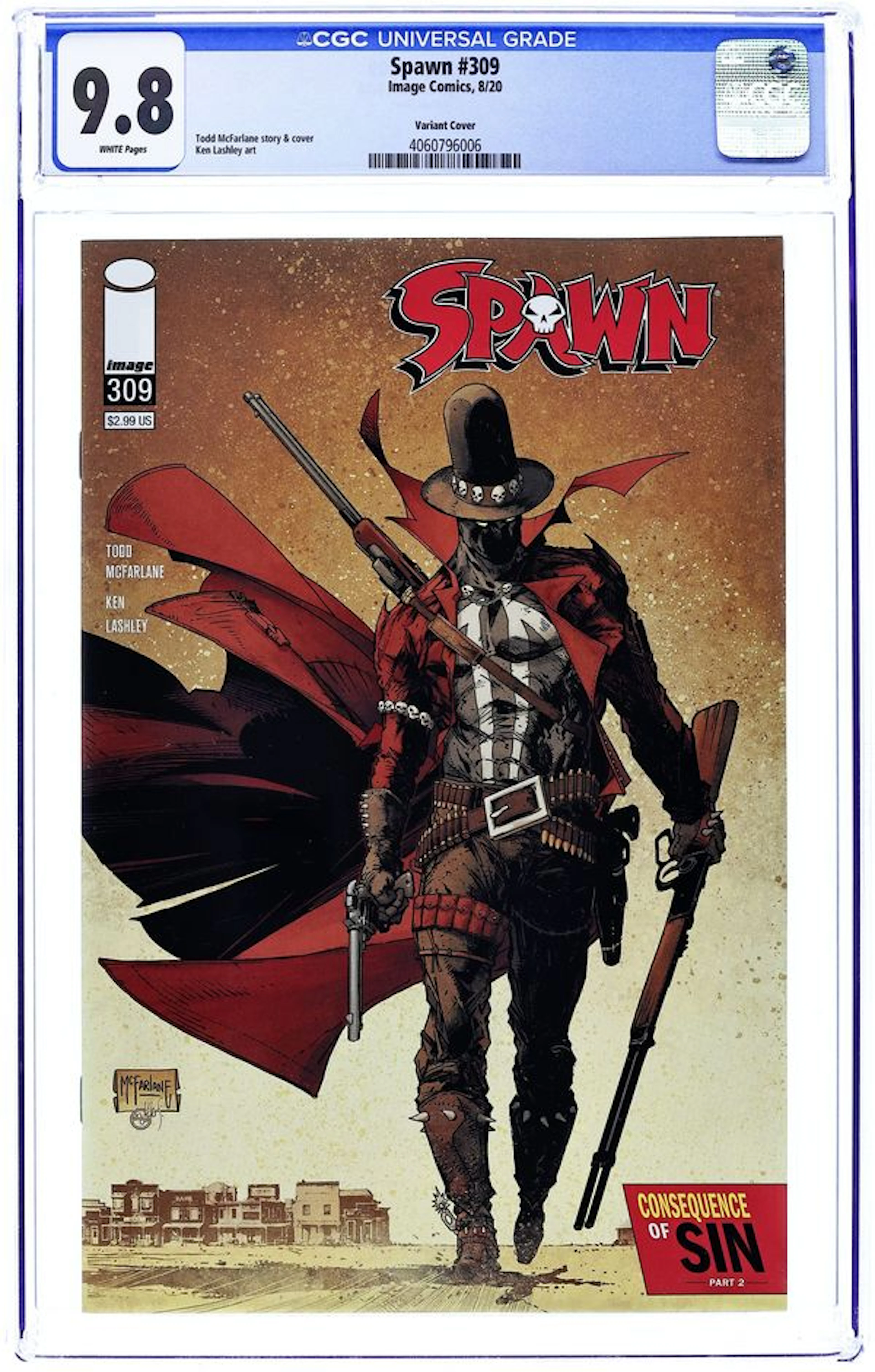 Spawn (1992 Image) 309B CGC 9.8