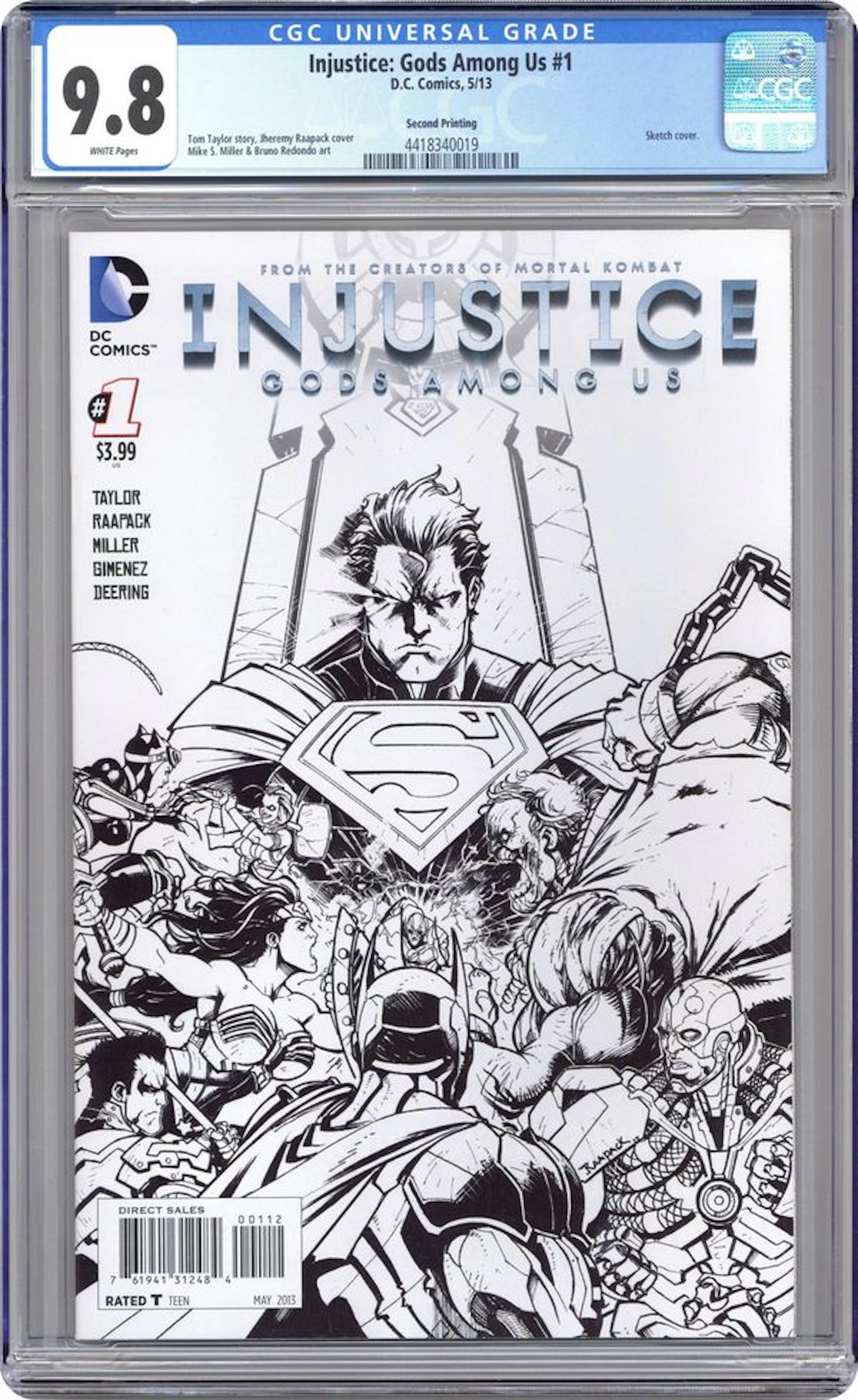Injustice Gods Among Us (2013 DC) 1C CGC 9.8