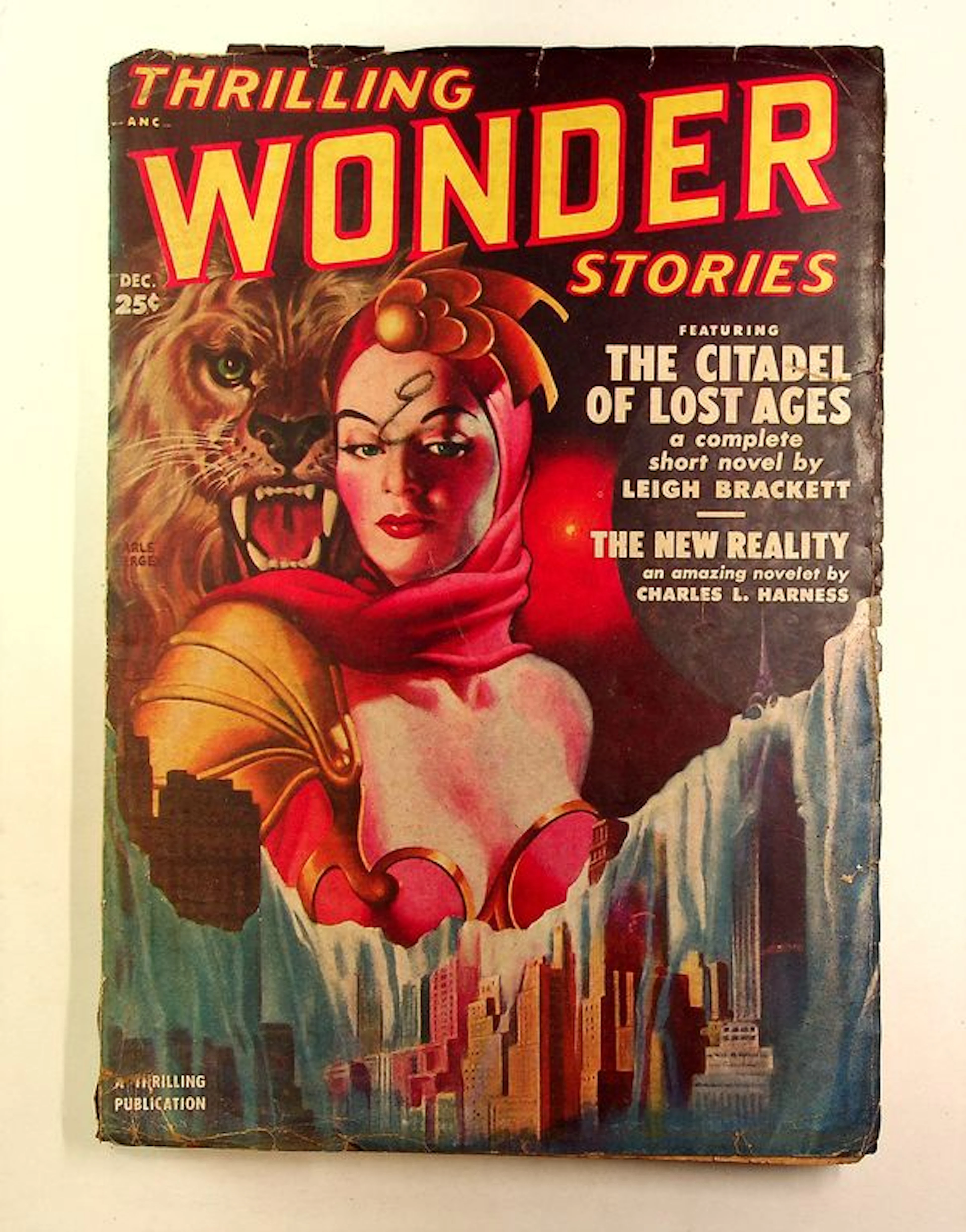 Thrilling Wonder Stories (1936-1955 Beacon/Better/Standard) Pulp Vol. 37 #2 VG