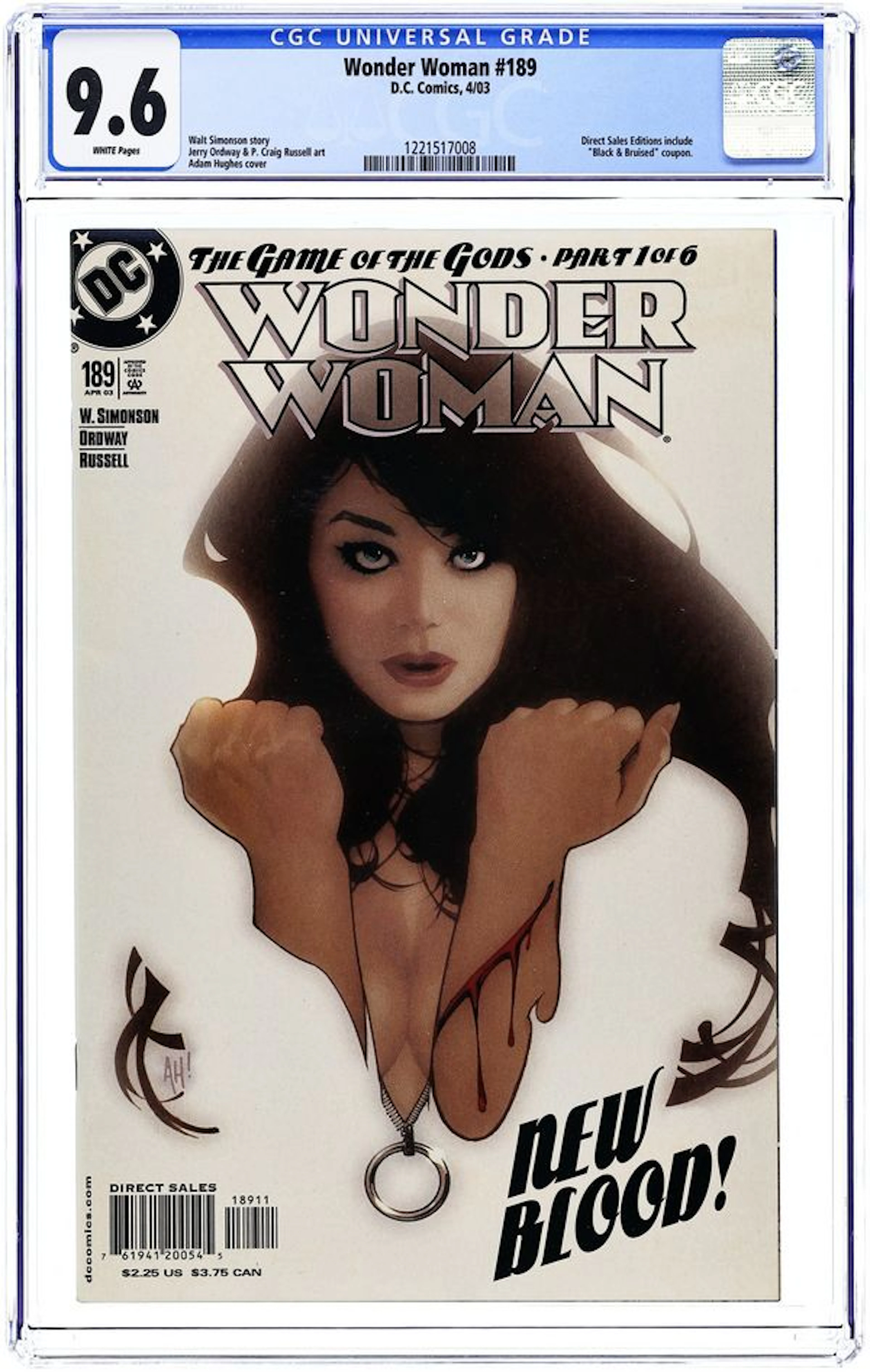 Wonder Woman (1987 2nd Series) 189 CGC 9.6