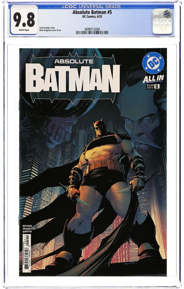 Absolute Batman (2024 DC) 5A CGC 9.8