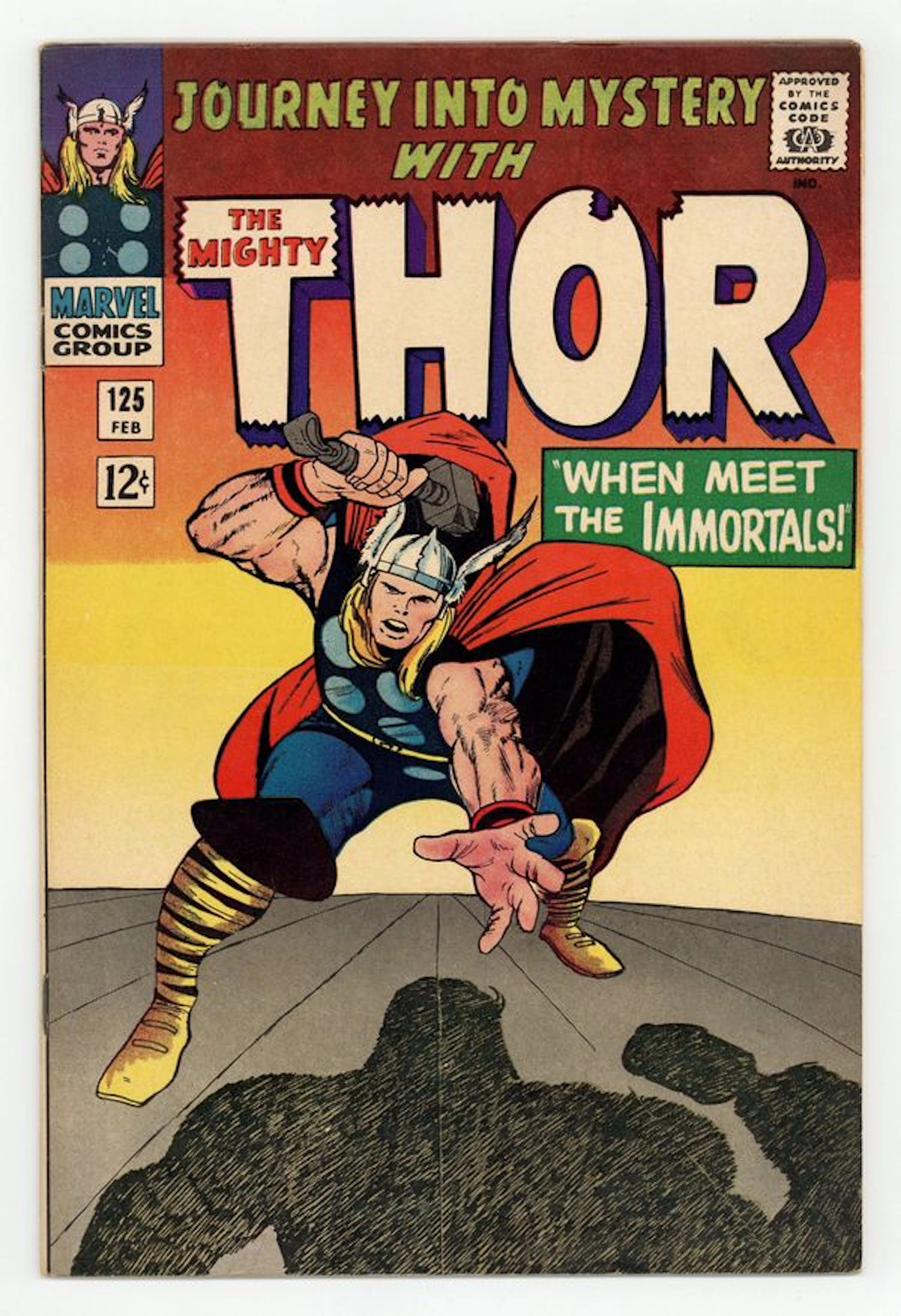 Thor (1962 Marvel 1st Series Journey Into Mystery) 125 VG 4.0