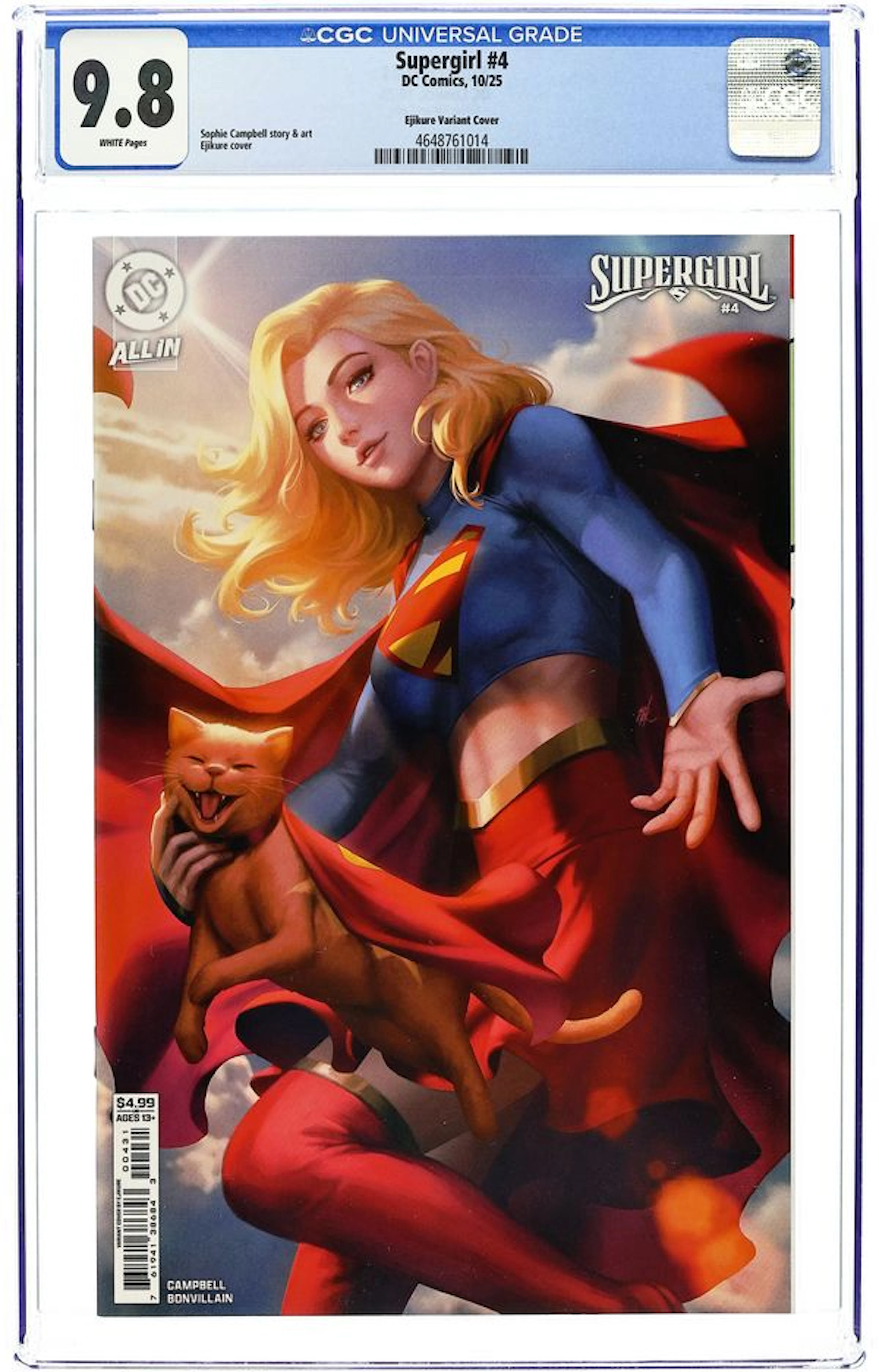 Supergirl (2025 DC) 4C CGC 9.8