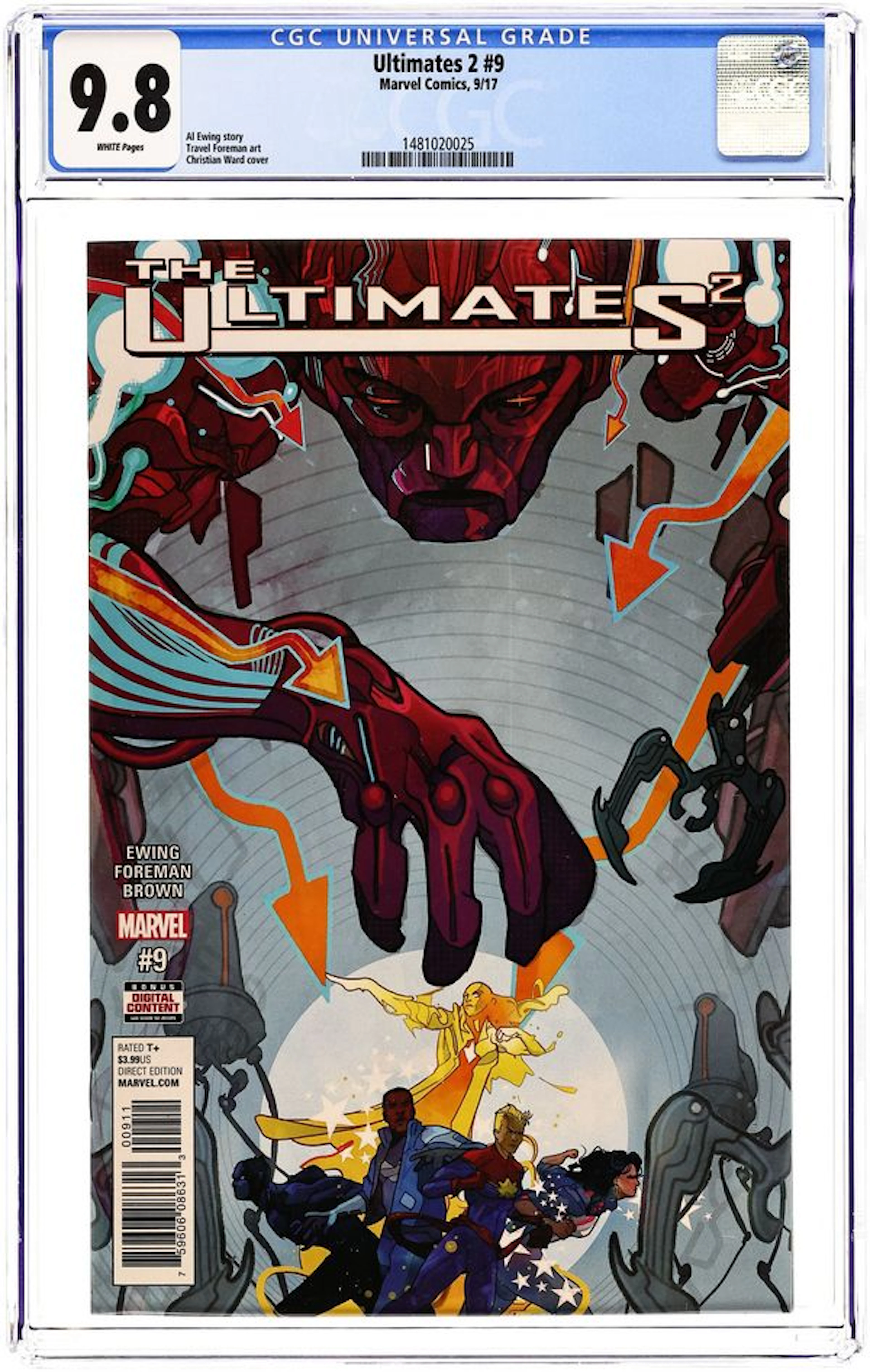 Ultimates 2 (2016 Marvel) 9 CGC 9.8