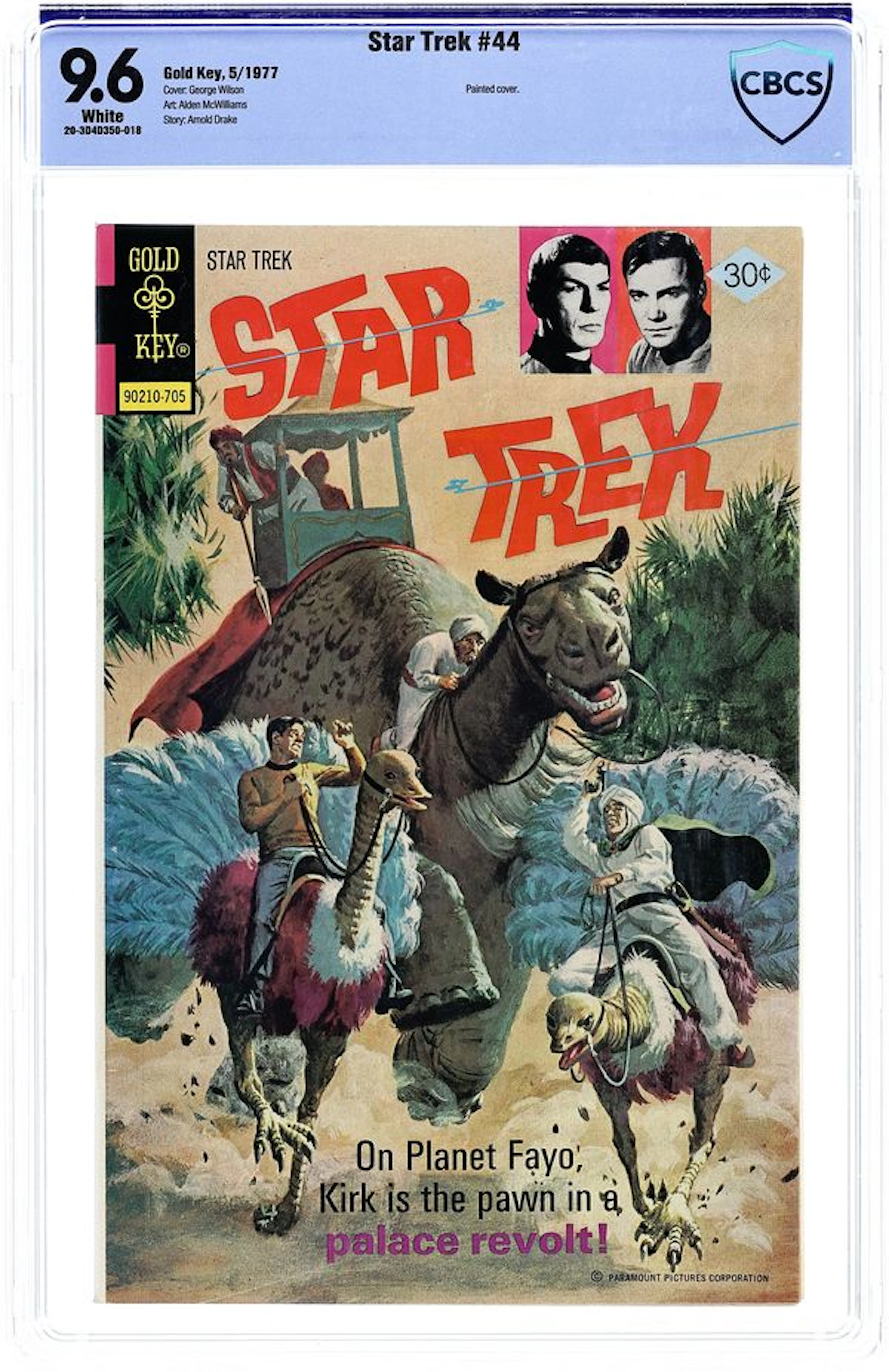 Star Trek (1967 Gold Key) 44 CBCS 9.6