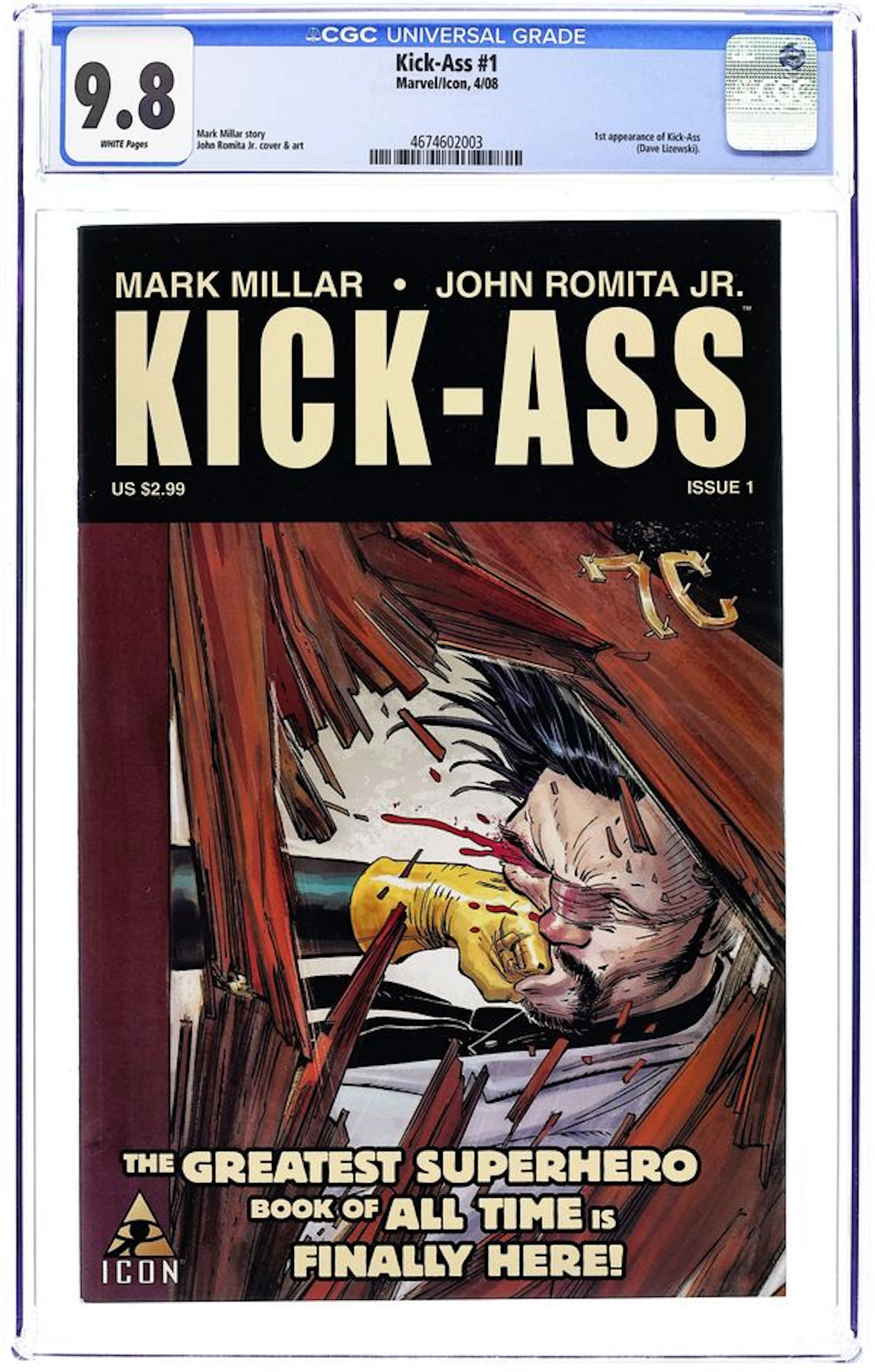 Kick-Ass (2008 Marvel/Icon) 1A CGC 9.8