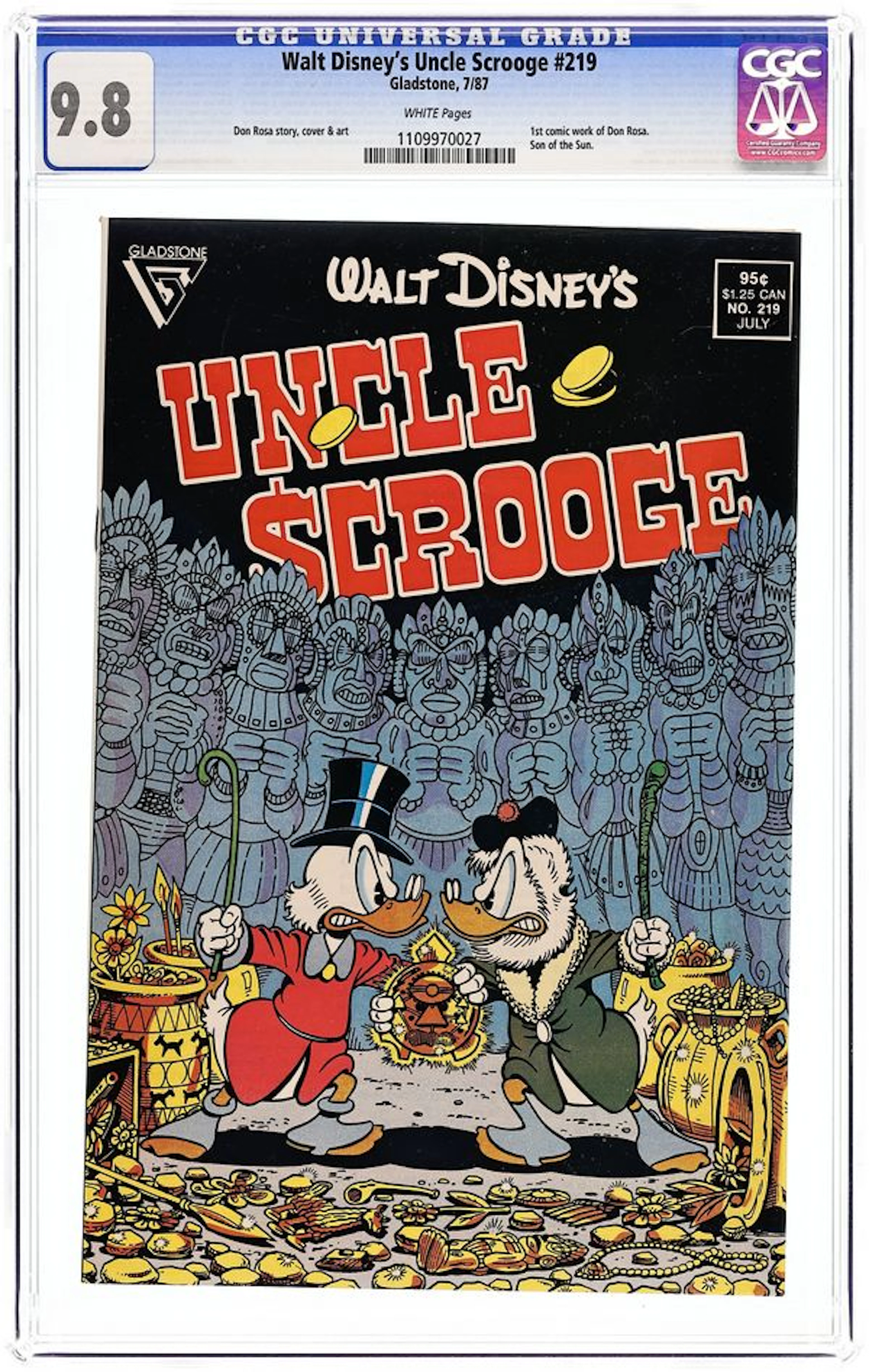 Uncle Scrooge (1954-2008 Dell/Gold Key/Gladstone/Gemstone) 219 CGC 9.8