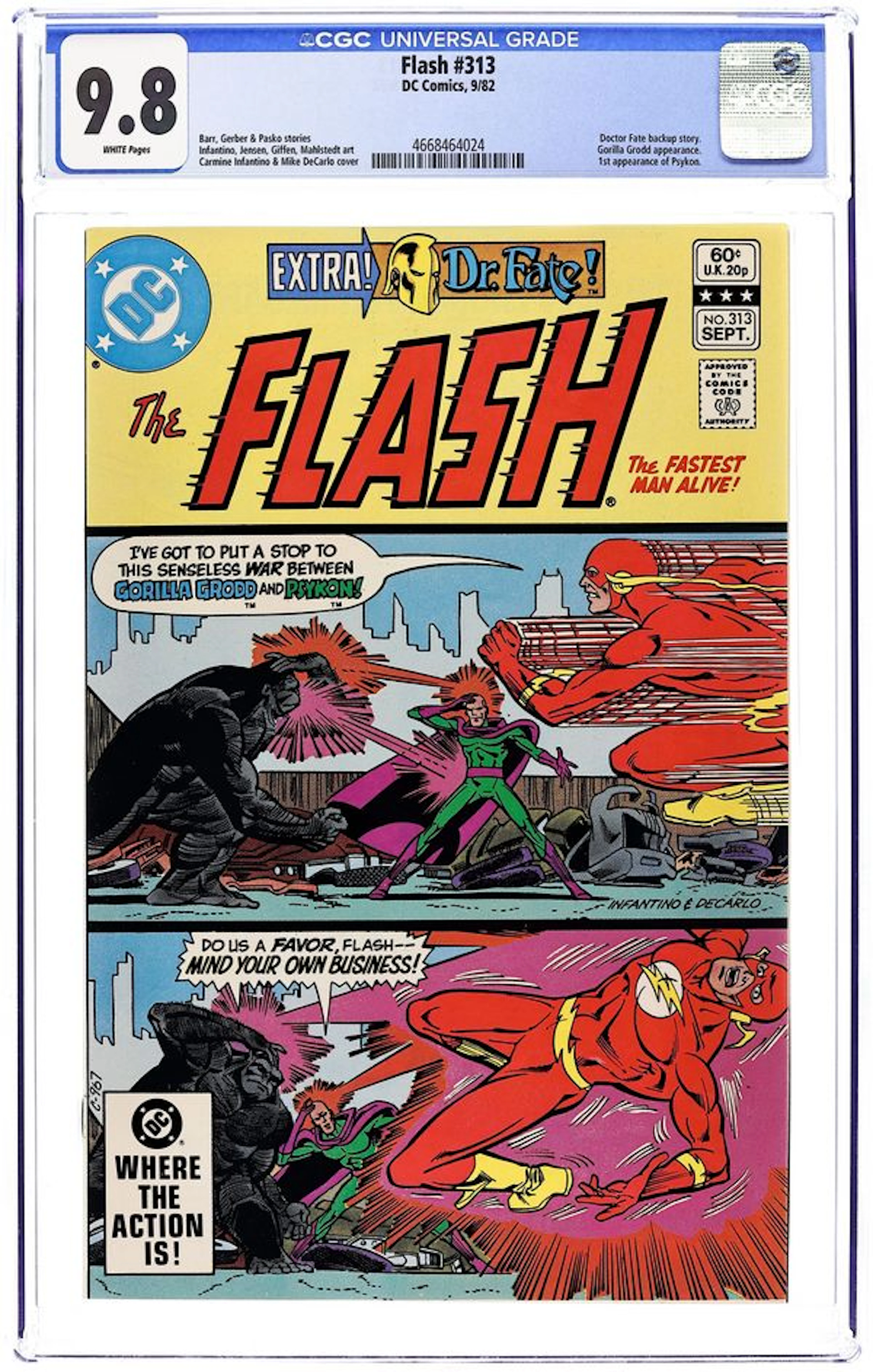 Flash (1959 1st Series DC) 313 CGC 9.8