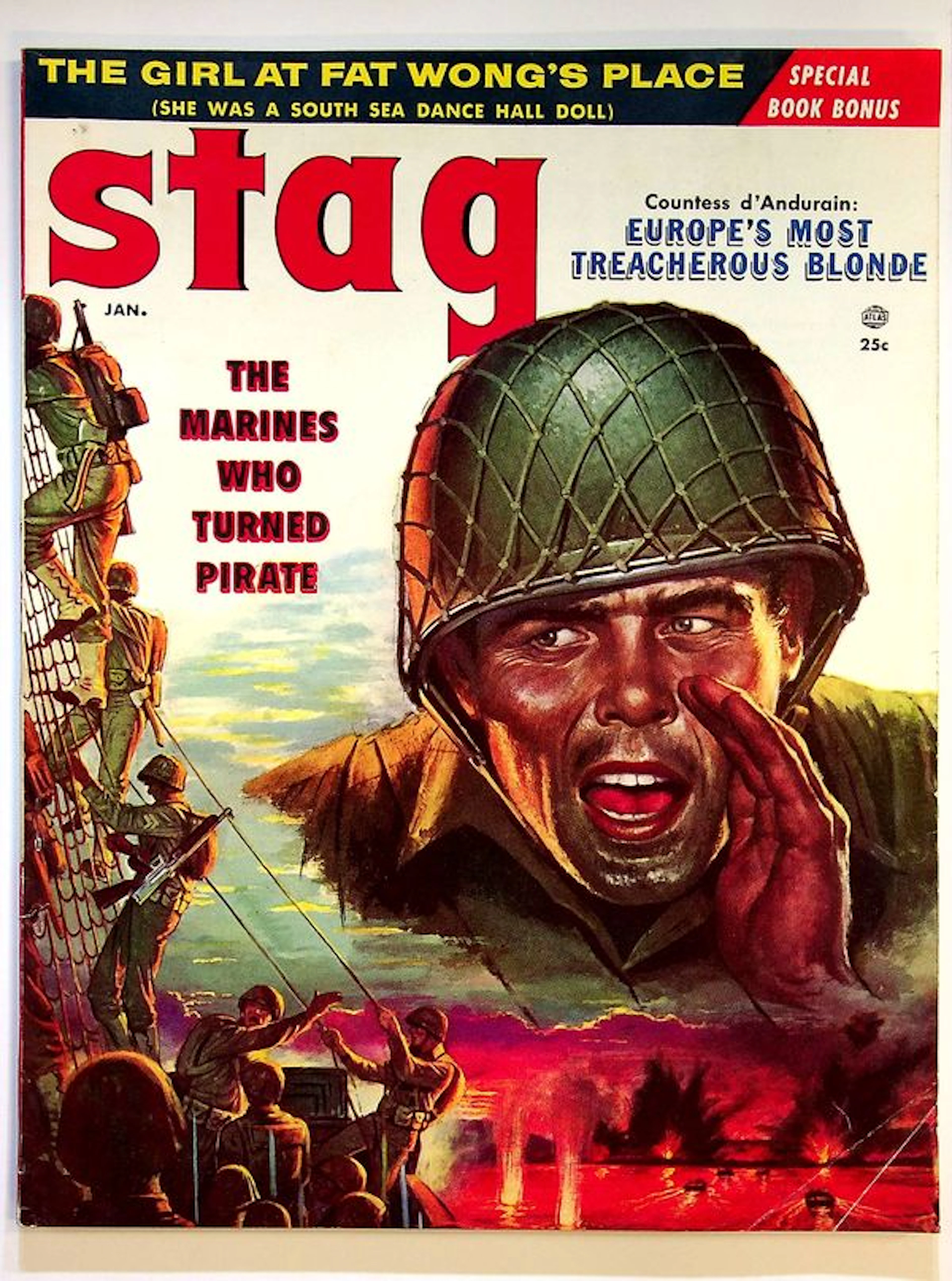 Stag (1949-1994 Atlas Magazine, Inc.) Magazine Vol. 8 #1 VG+ 4.5