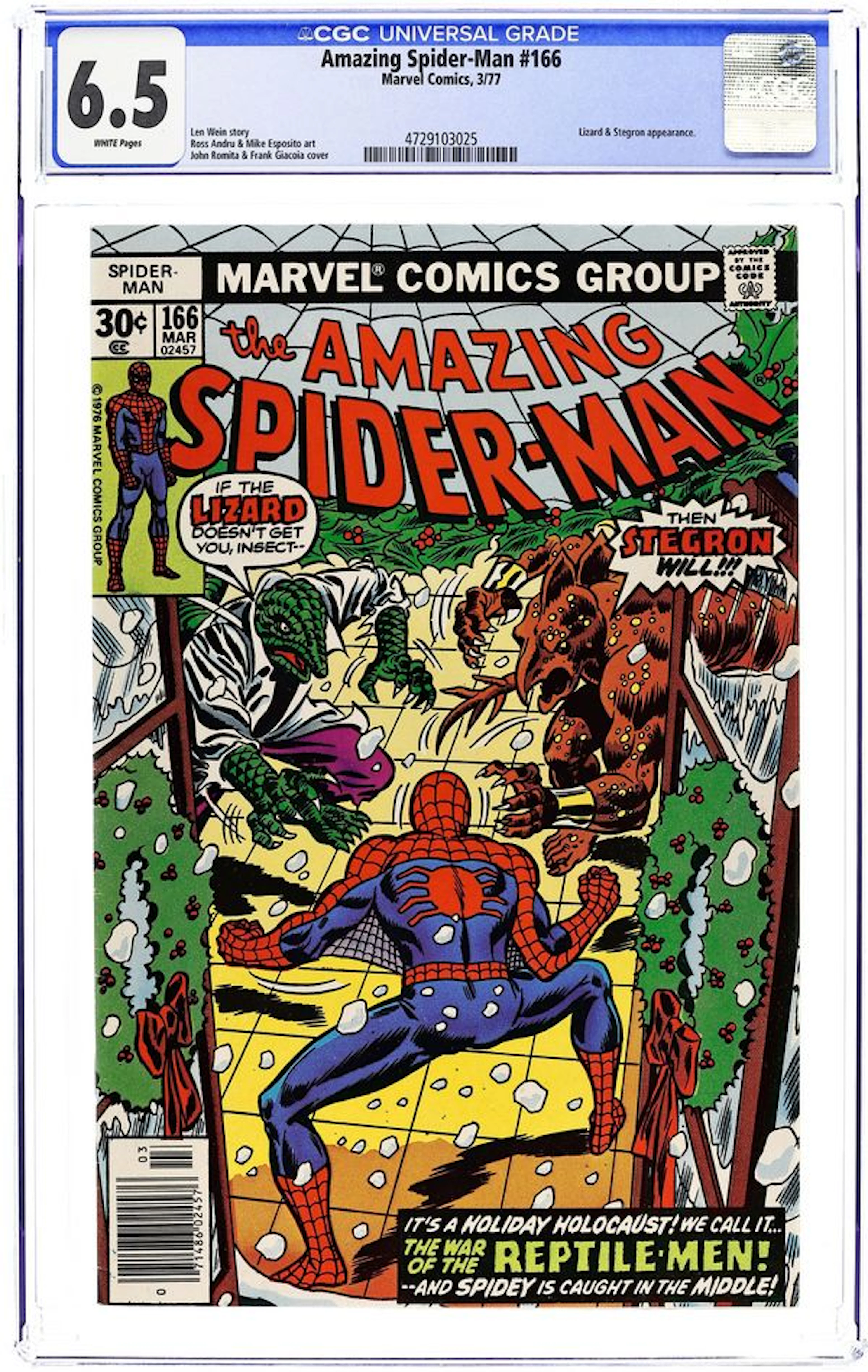Amazing Spider-Man (1963 1st Series) 166 CGC 6.5