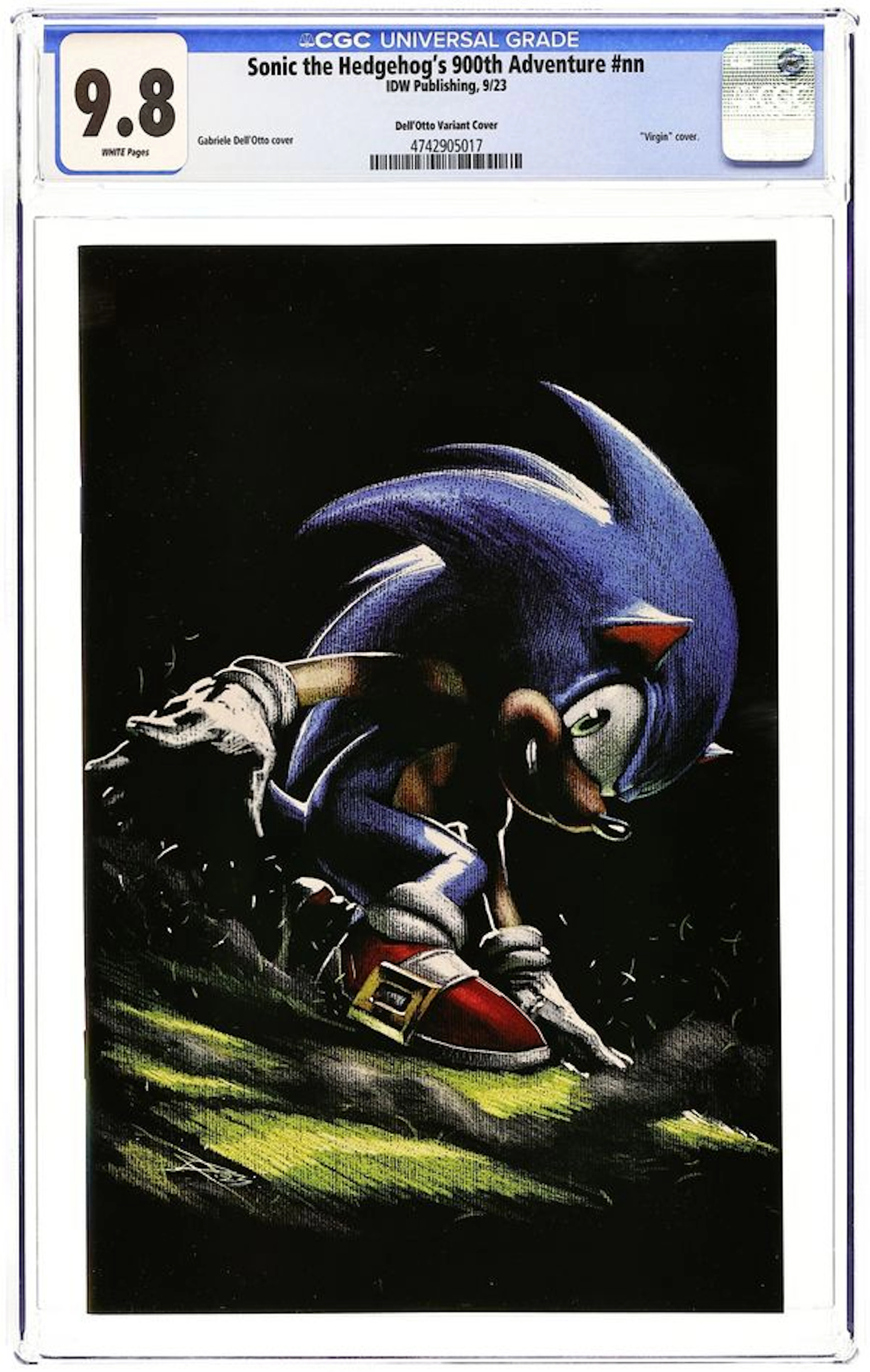 Sonic the Hedgehog's 900th Adventure (2023 IDW) 900JOLZAR CGC 9.8