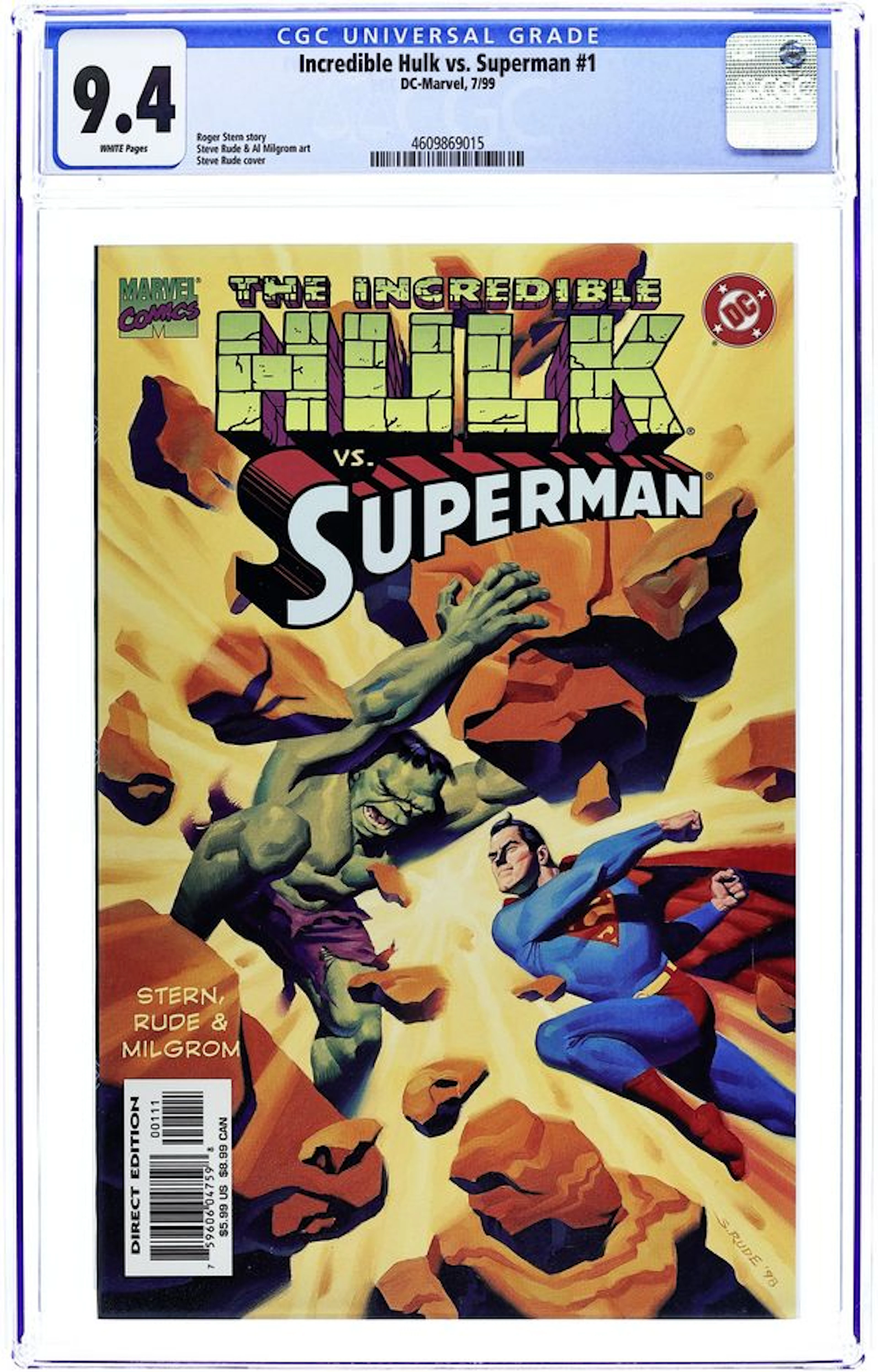 Incredible Hulk vs. Superman (1999) 1 CGC 9.4