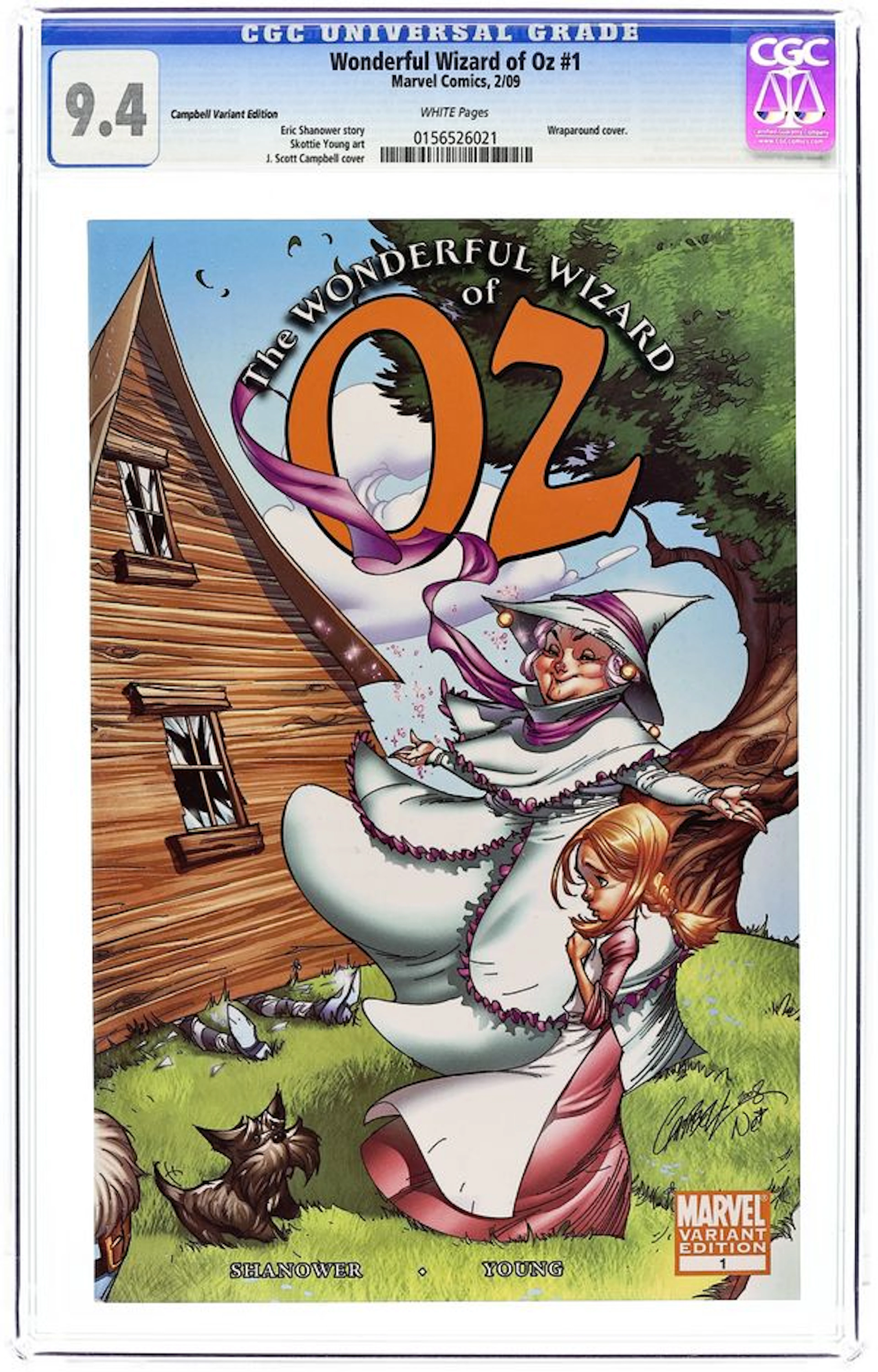 Wonderful Wizard of Oz (2008 Marvel) 1C CGC 9.4