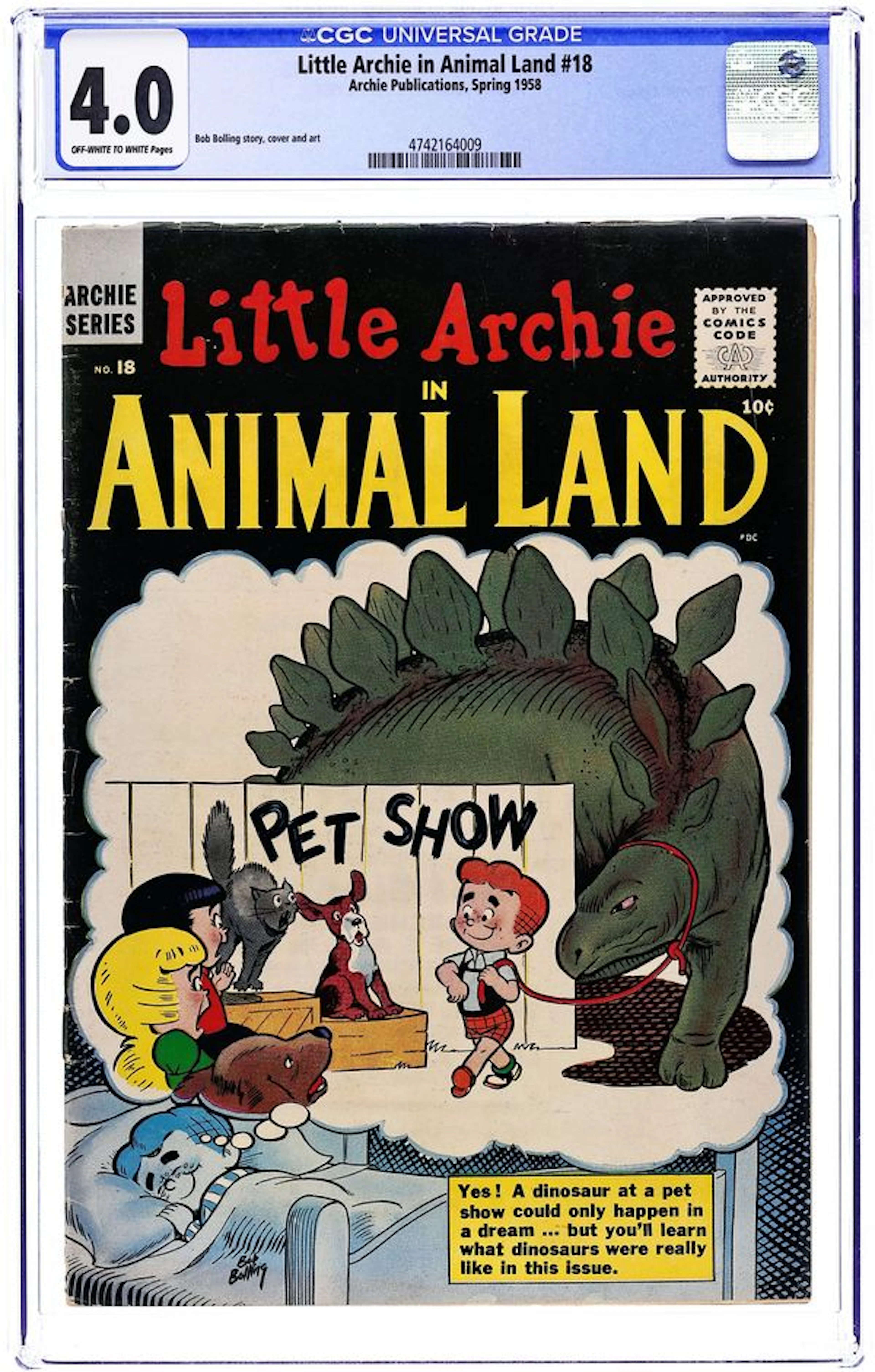 Little Archie in Animal Land (1957) 18 CGC 4.0