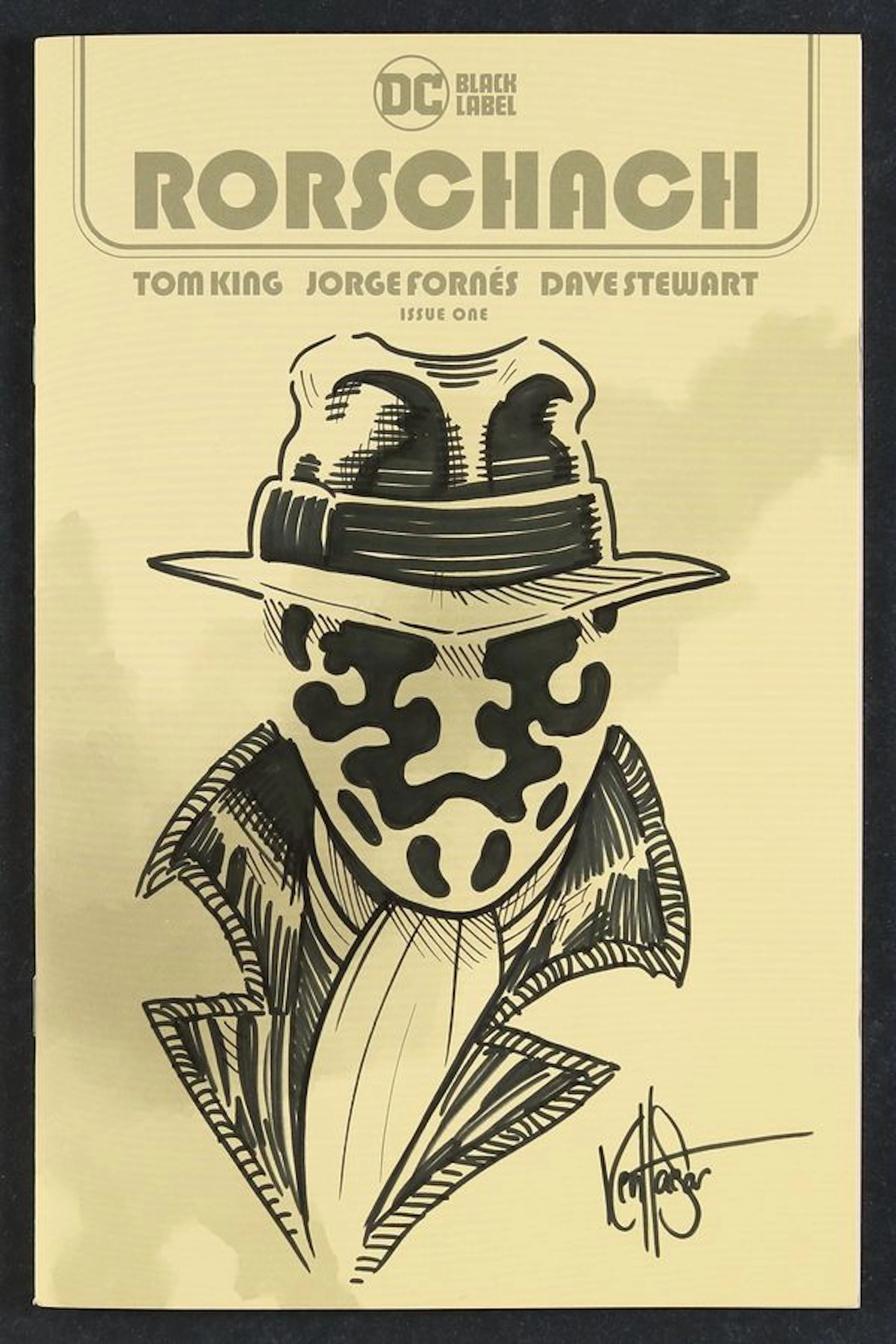Rorschach #1C (2020) Sketch Cover by Ken Haeser