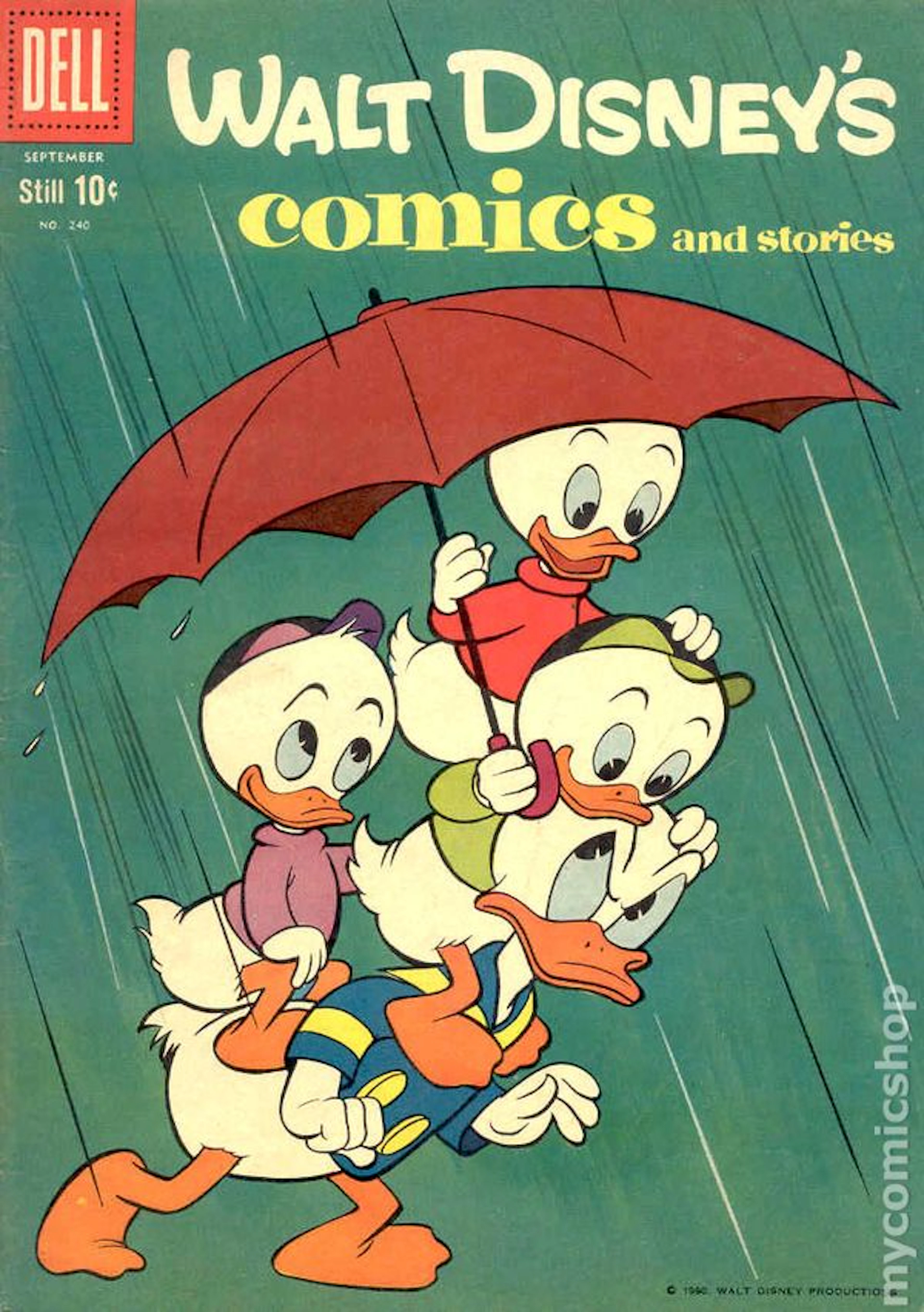 Walt Disney's Comics and Stories (1940 Dell/Gold Key/Gladstone) 240 GD/VG 3.0