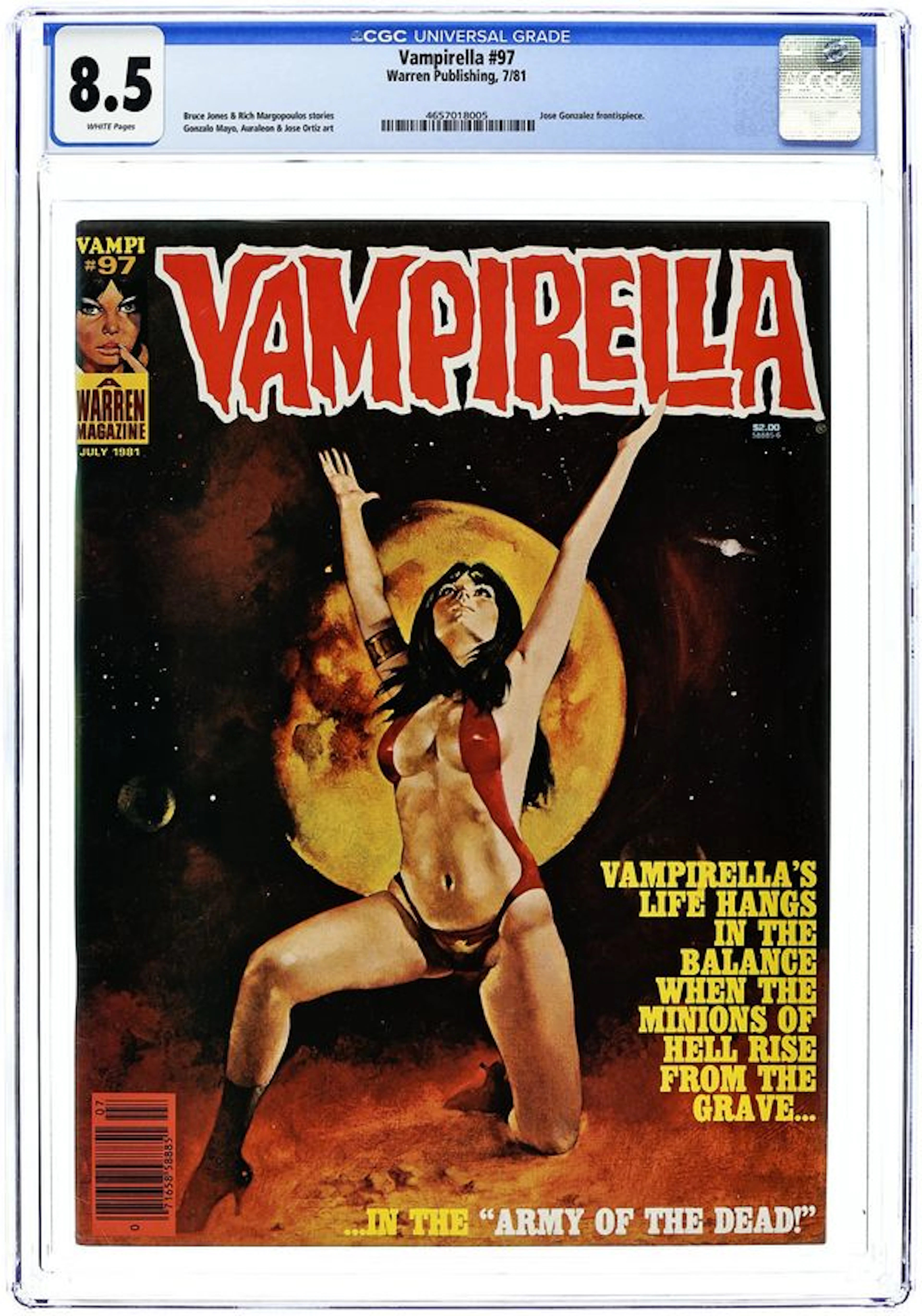 Vampirella (1969 Warren) 97 CGC 8.5