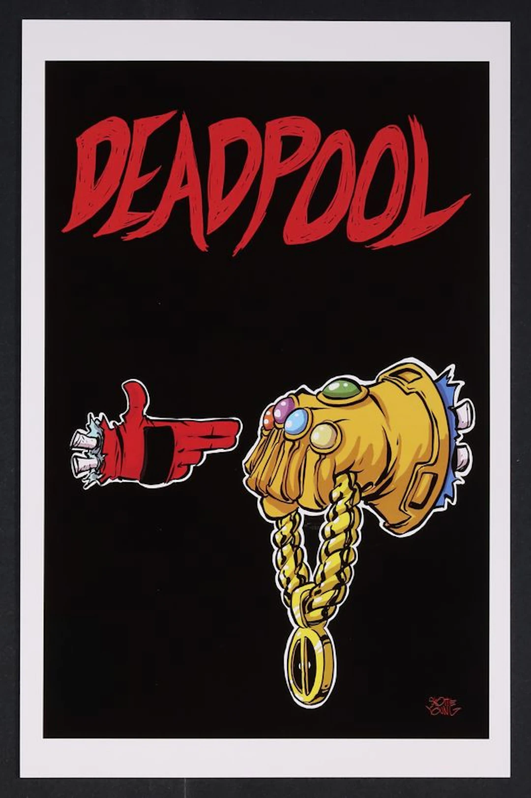Deadpool #45B (2015) Cover Print by Skottie Young
