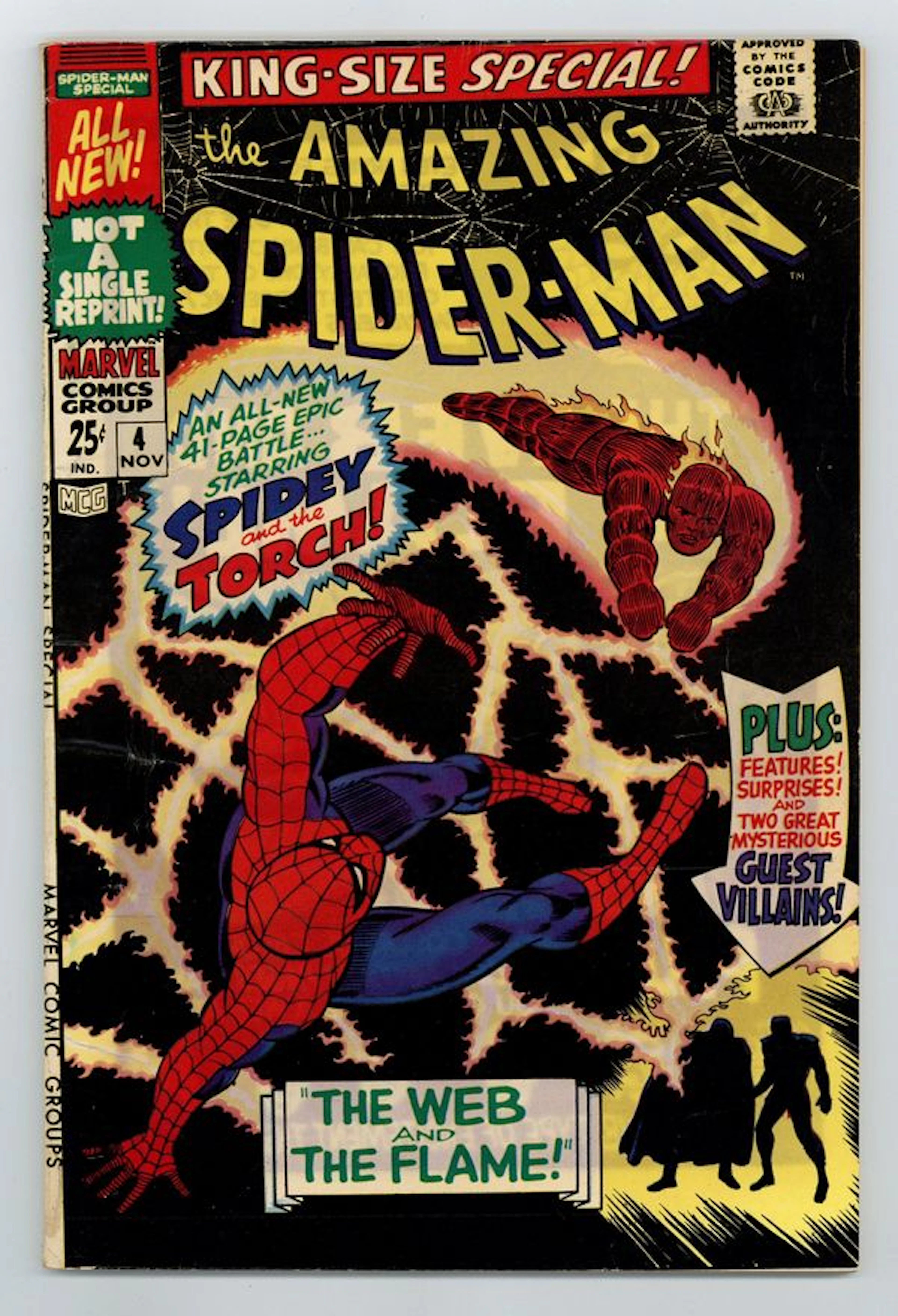 Amazing Spider-Man (1963 1st Series) Annual 4 GD+ 2.5