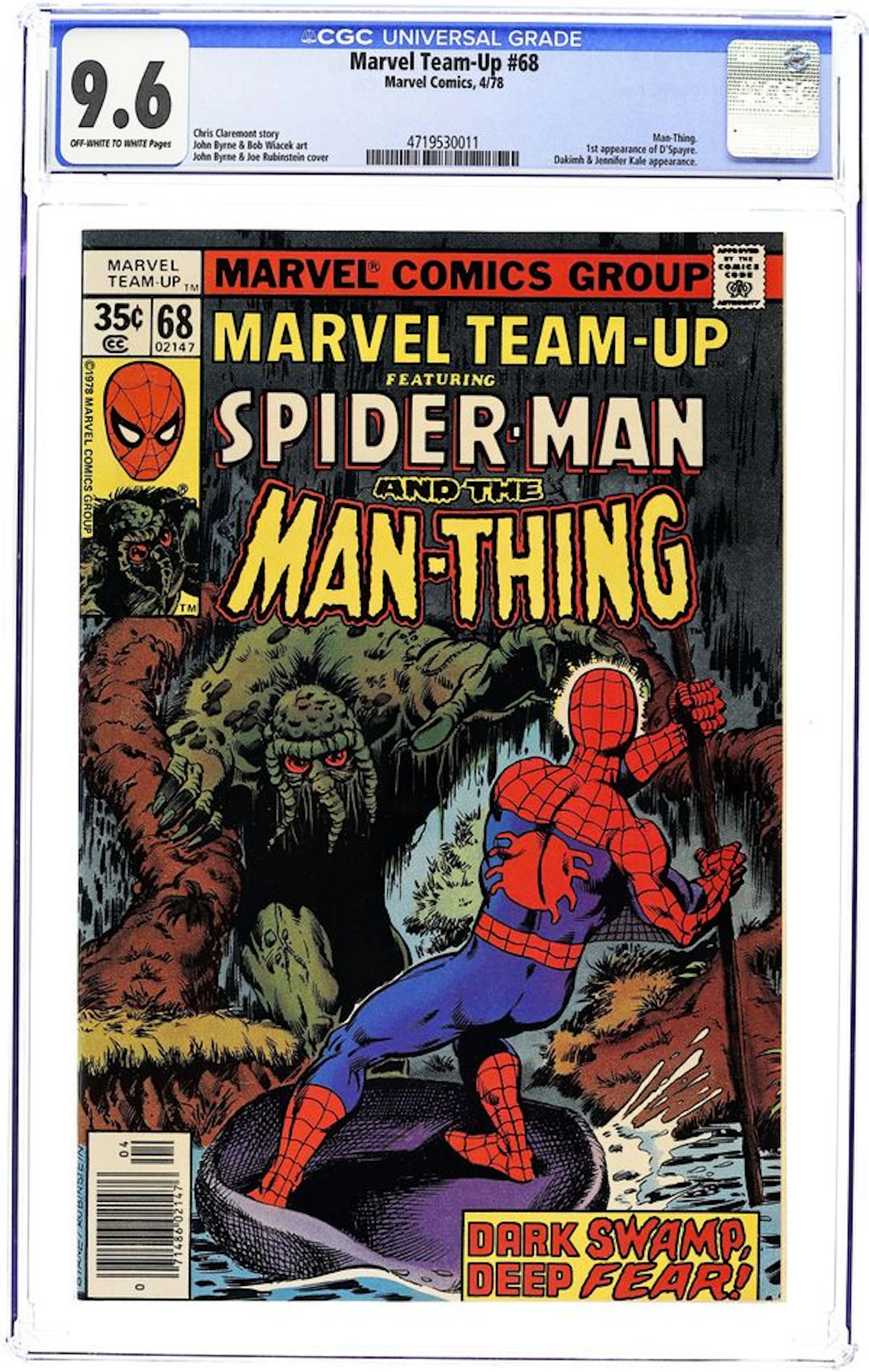 Marvel Team-Up (1972 1st Series) 68 CGC 9.6