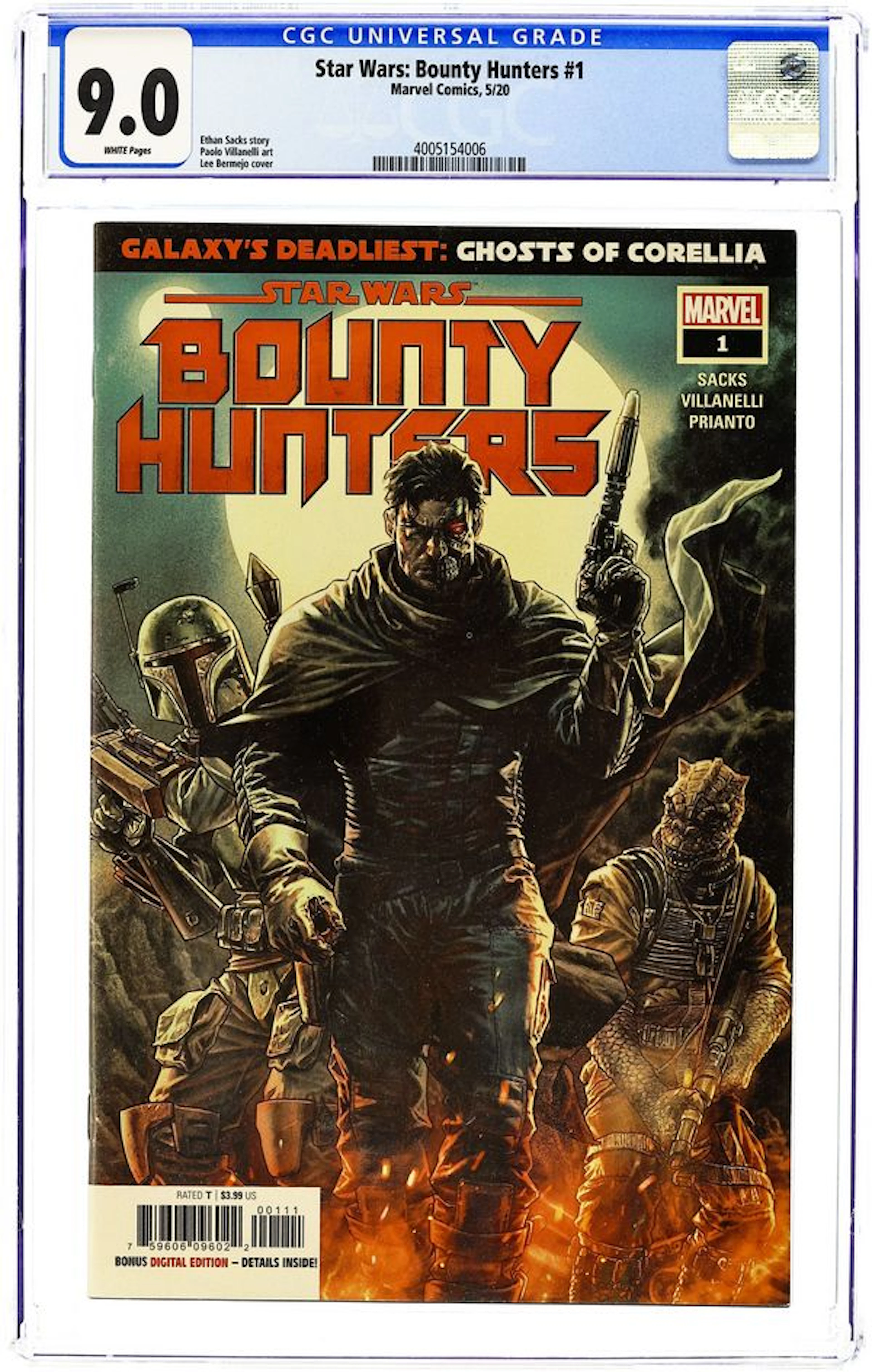 Star Wars Bounty Hunters (2020 Marvel) 1A CGC 9.0