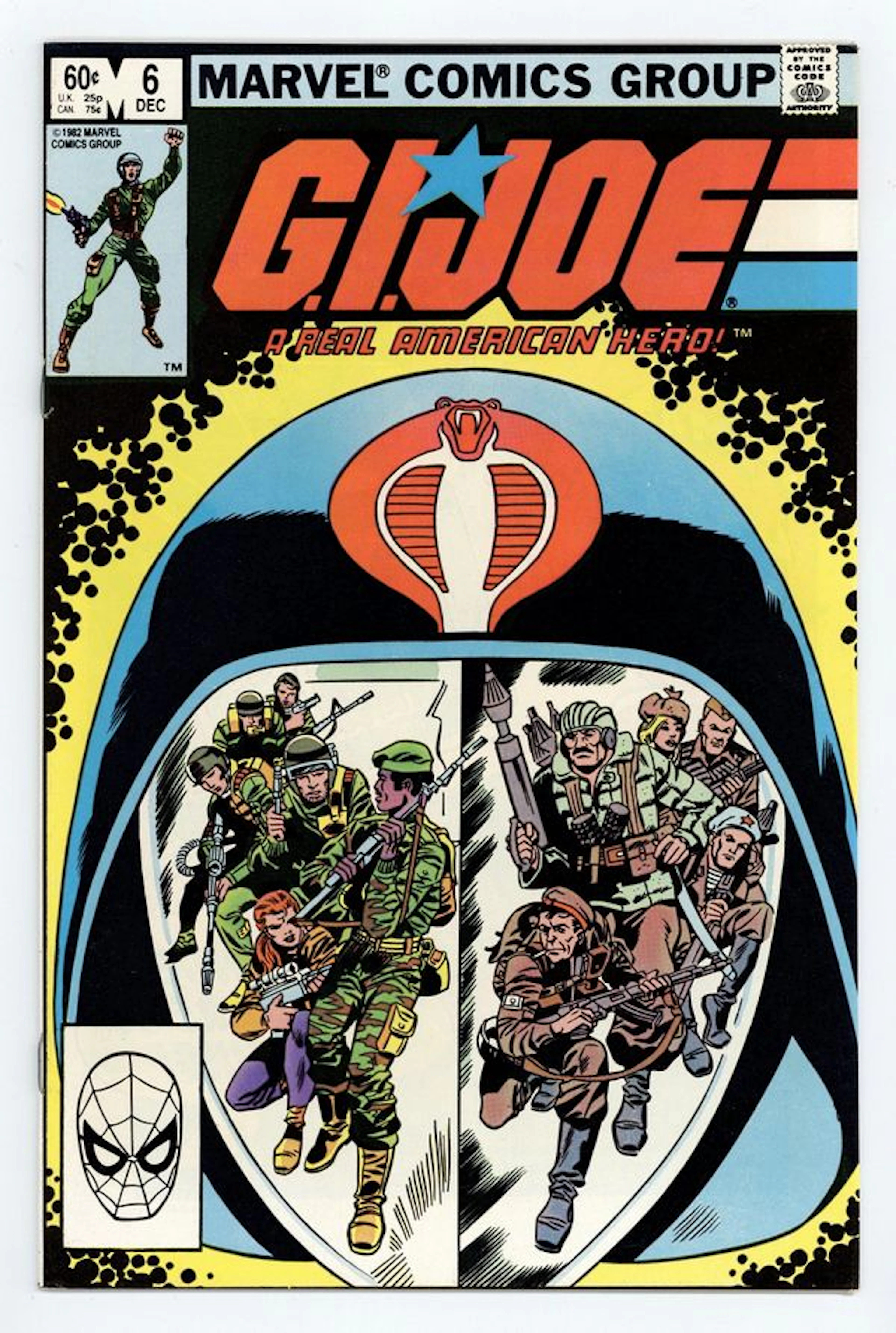 GI Joe A Real American Hero (1982 Marvel) 6D VF 8.0