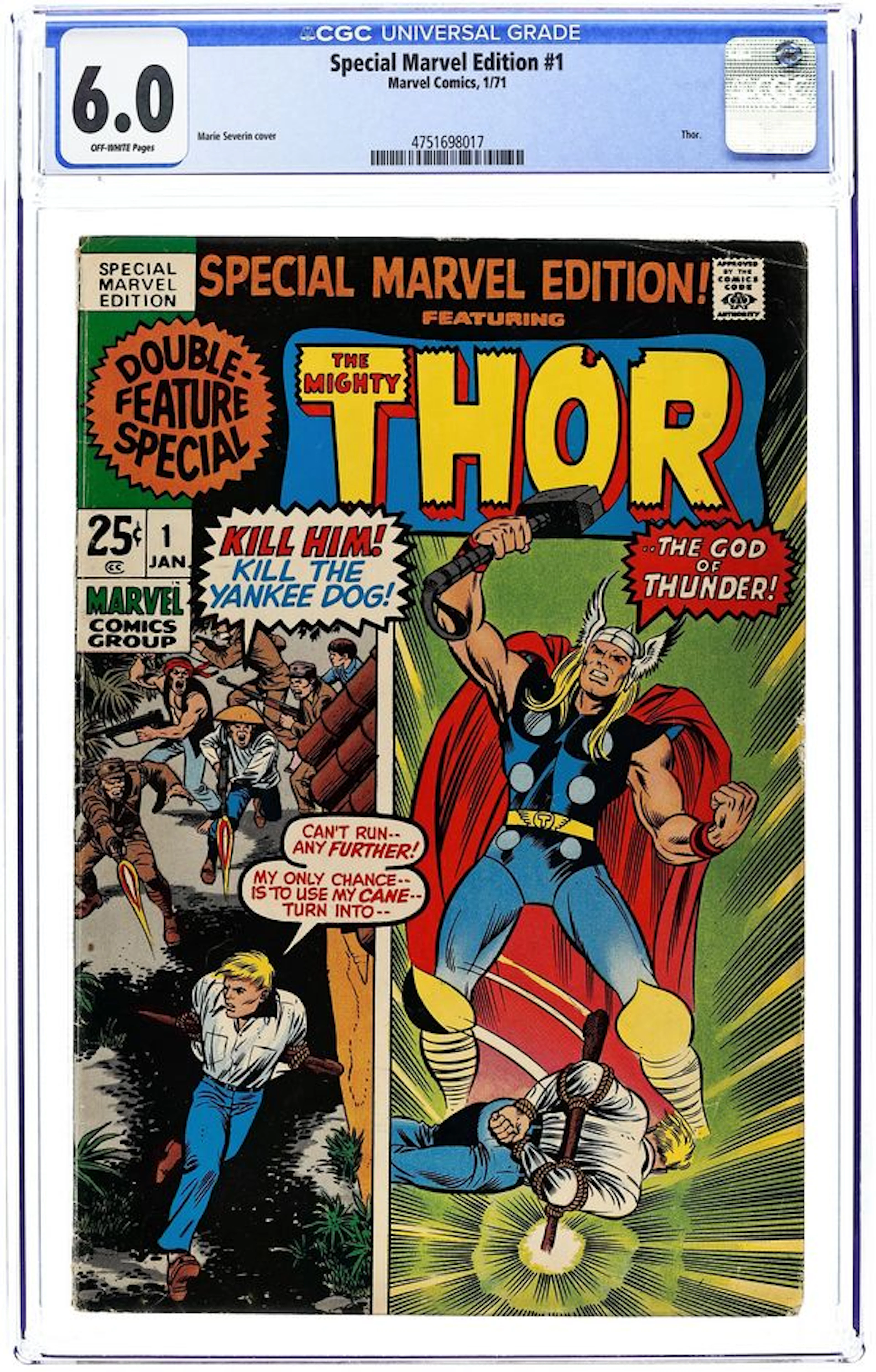 Special Marvel Edition (1971) 1 CGC 6.0