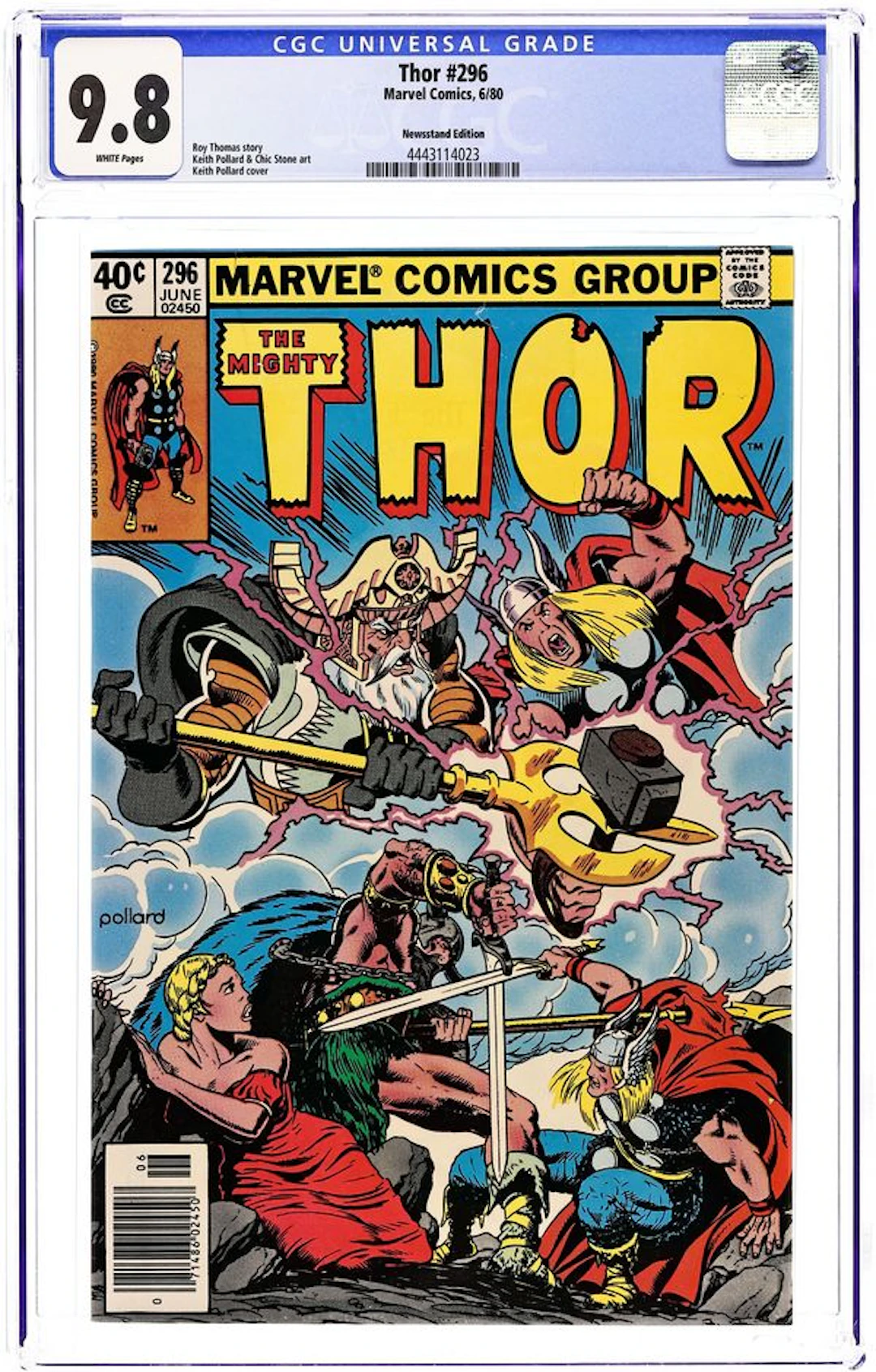 Thor (1962 Marvel 1st Series Journey Into Mystery) 296N CGC 9.8