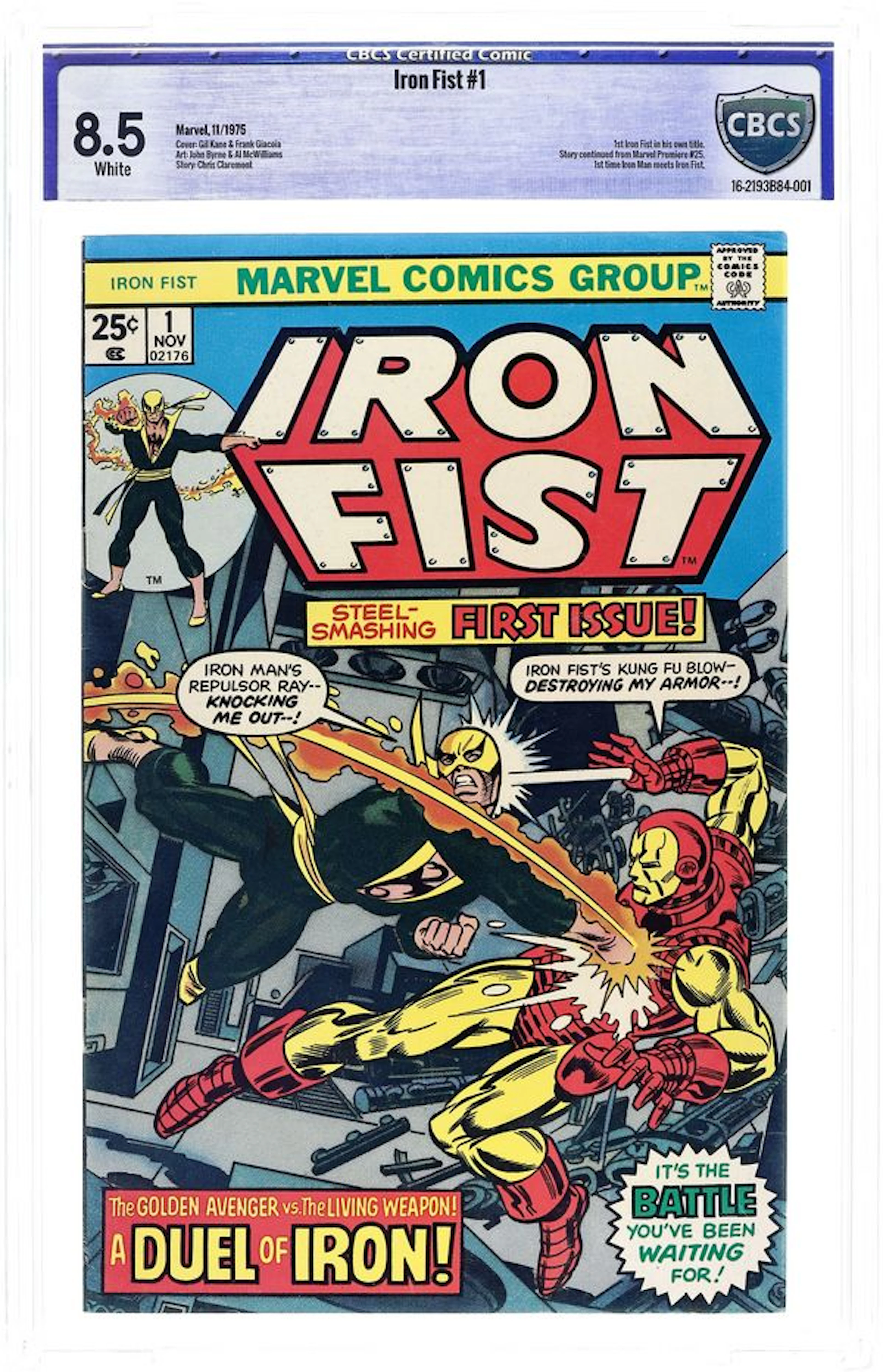 Iron Fist (1975 1st Series) 1 CBCS 8.5