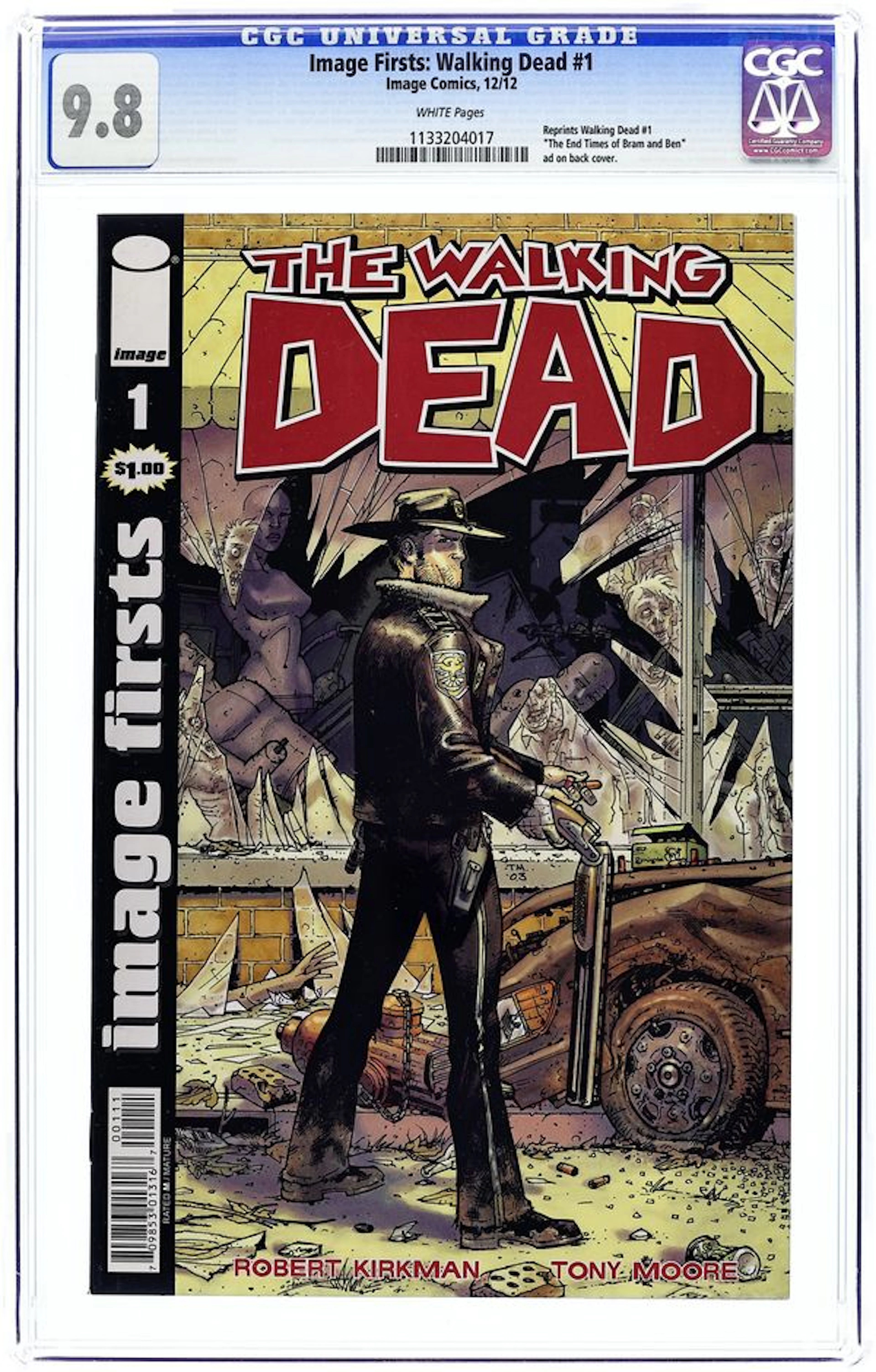 Image Firsts Walking Dead (2010 Image) 1D CGC 9.8