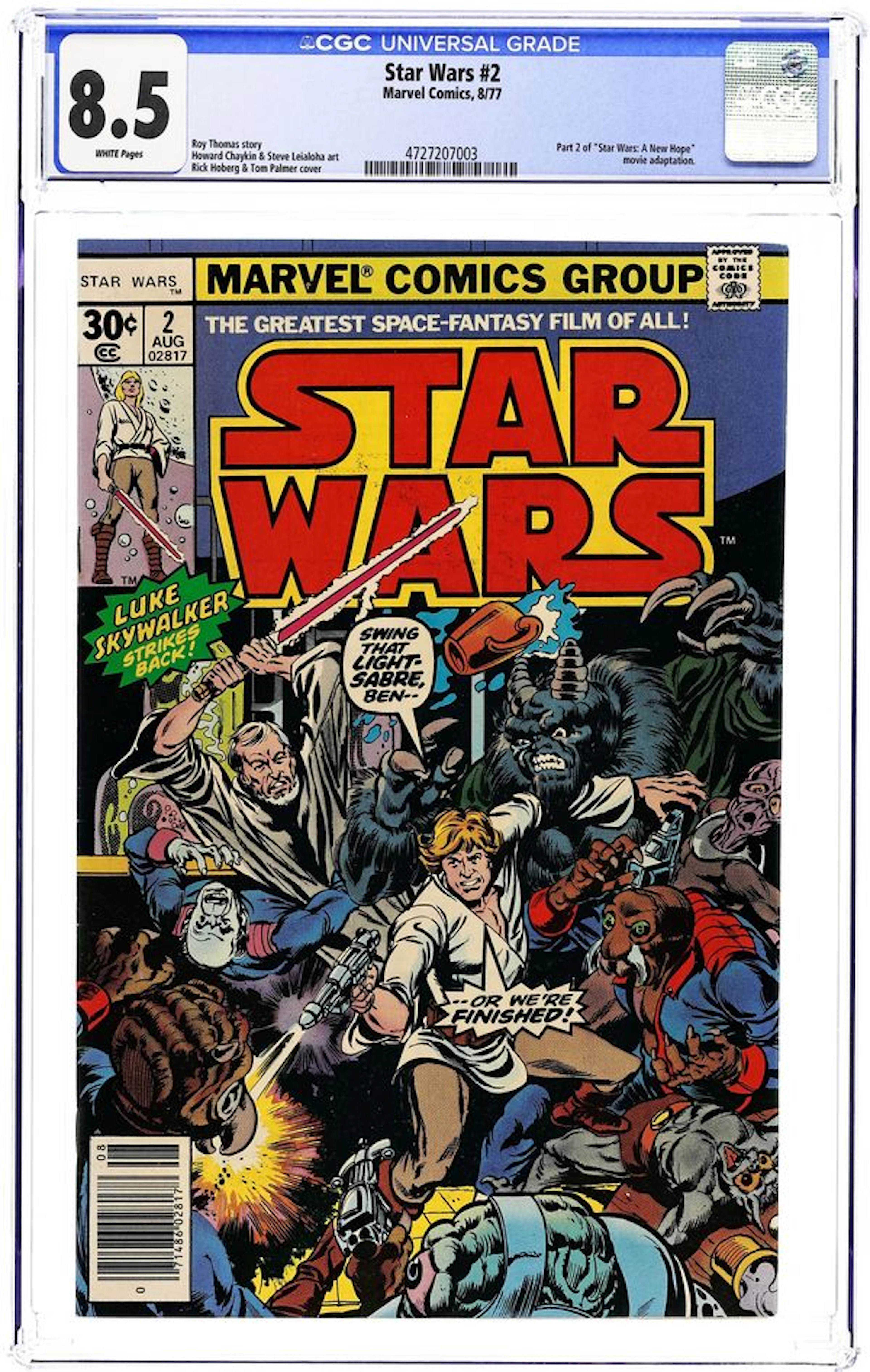 Star Wars (1977 Marvel) 2 CGC 8.5