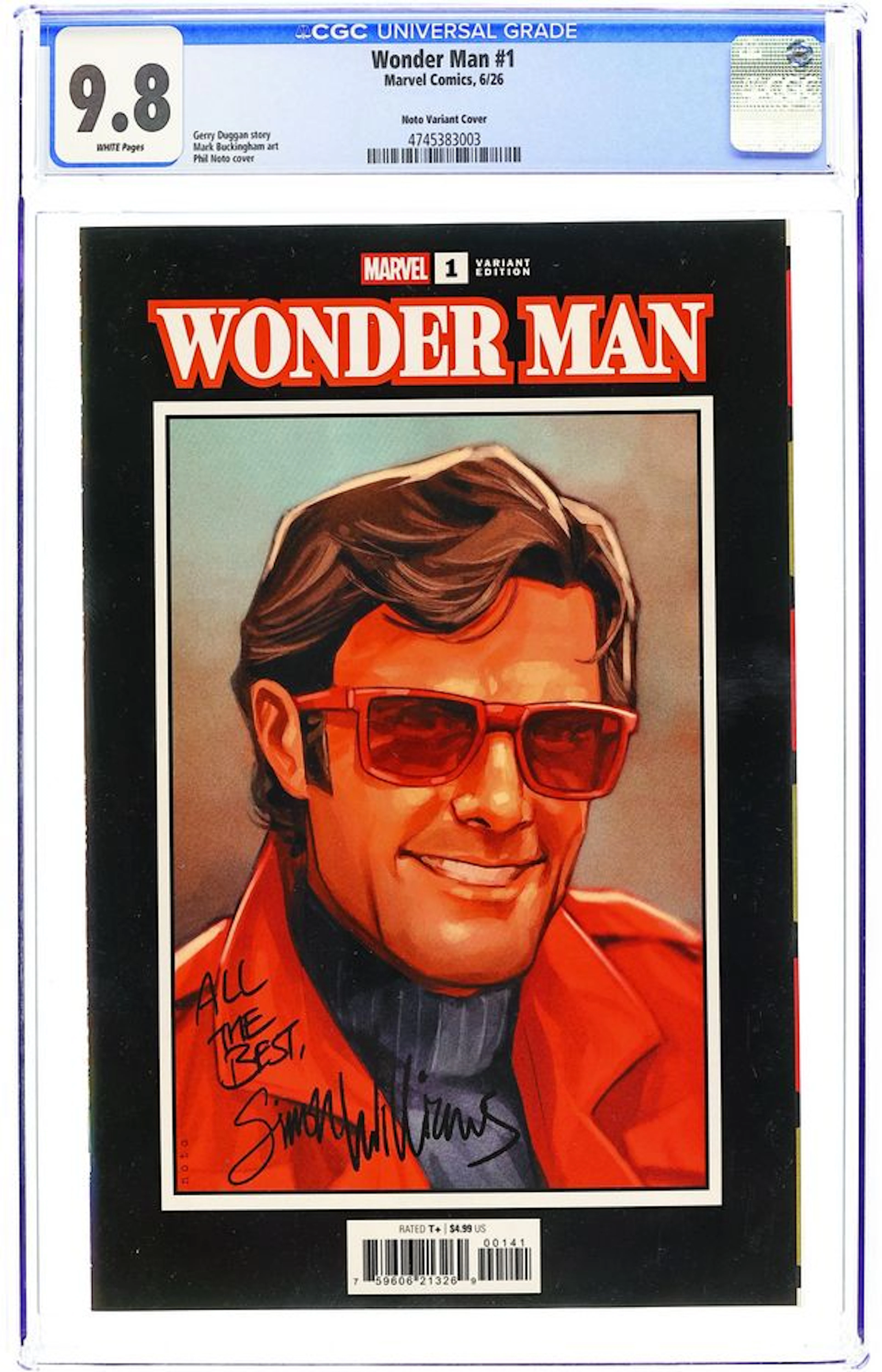 Wonder Man (2026 Marvel) 1D CGC 9.8