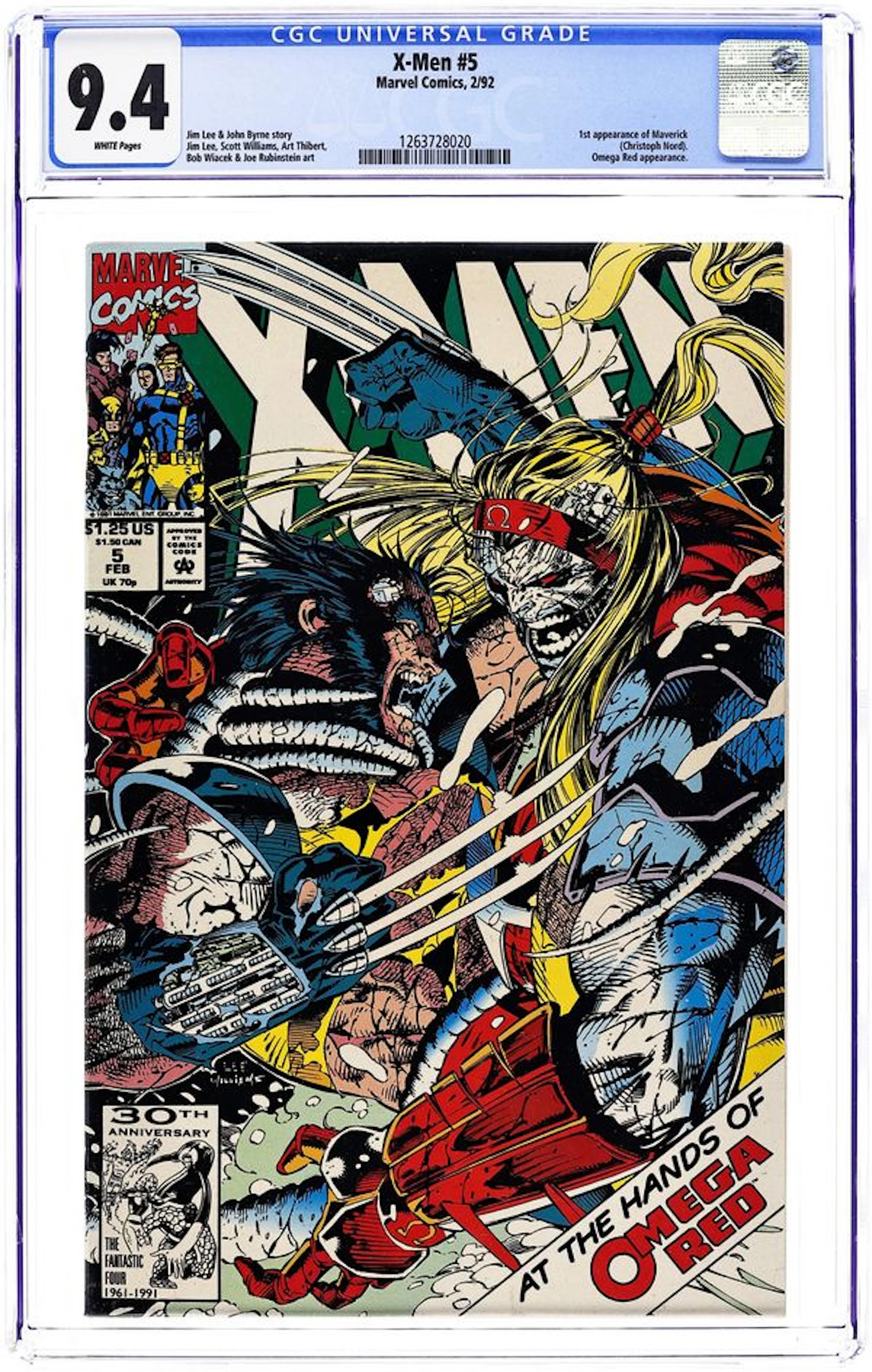 X-Men (1991 1st Series) 5D CGC 9.4