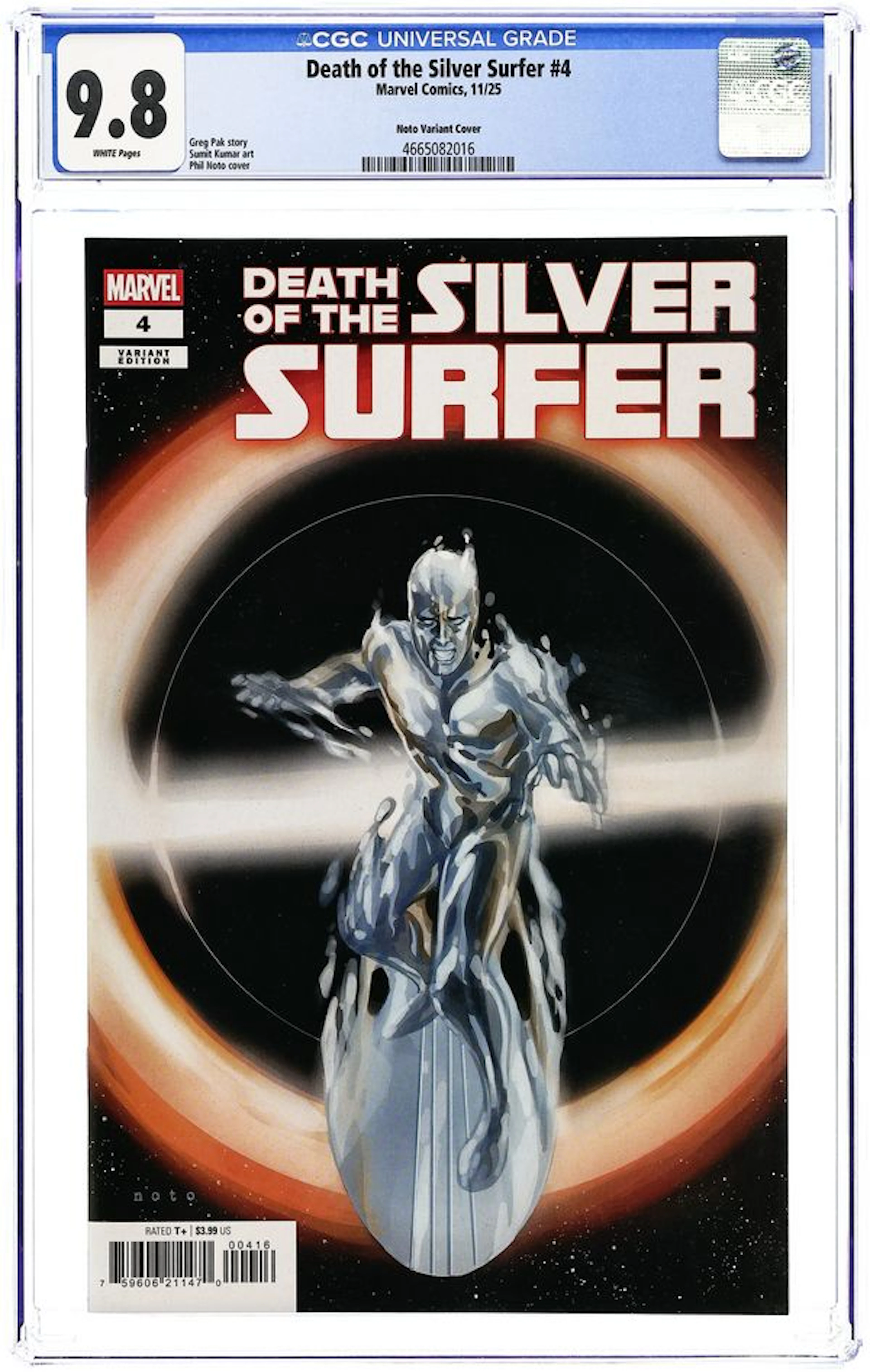 Death of the Silver Surfer (2025 Marvel) 4C CGC 9.8