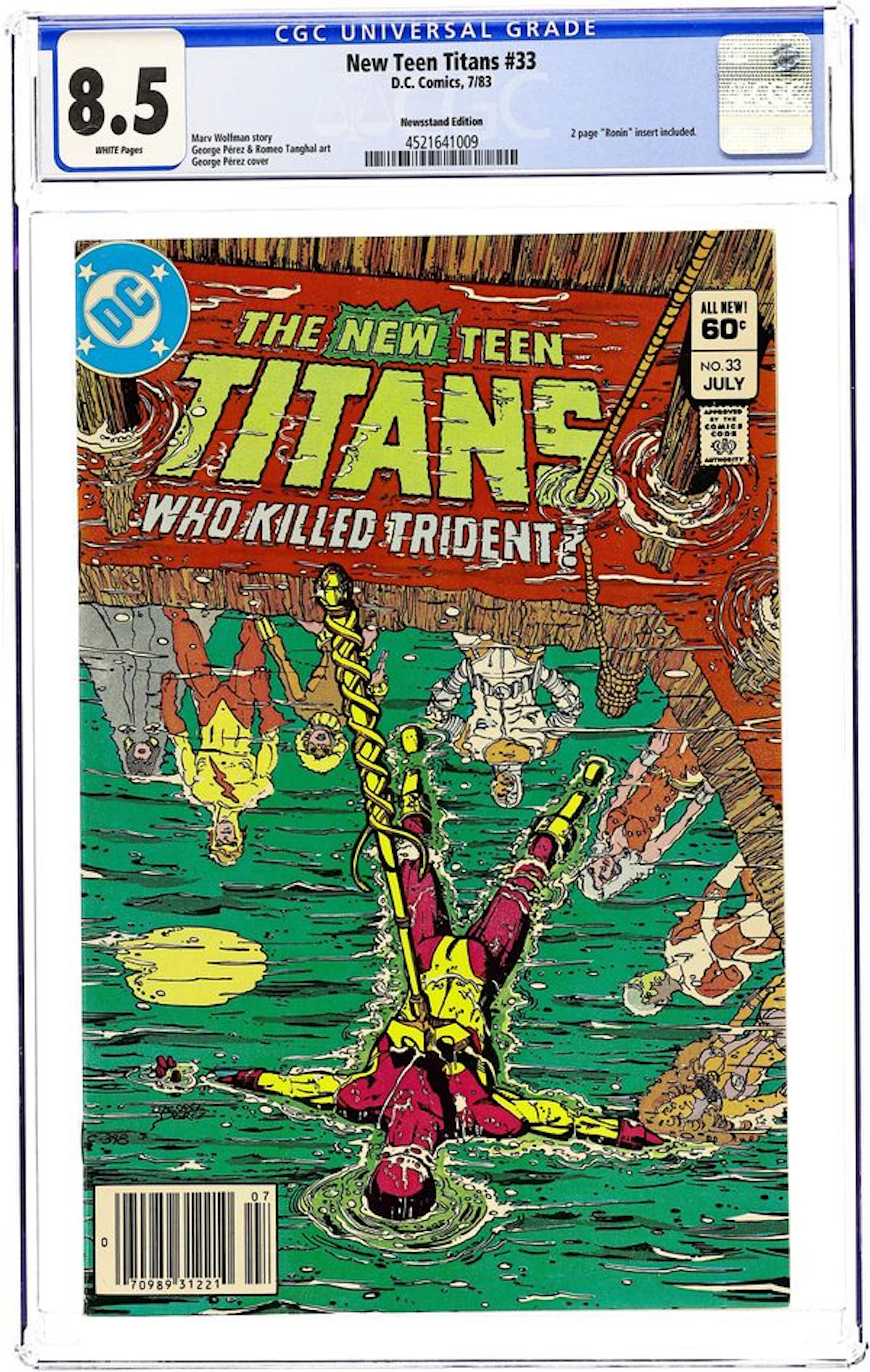 New Teen Titans (1980) (Tales of ...) 33N CGC 8.5