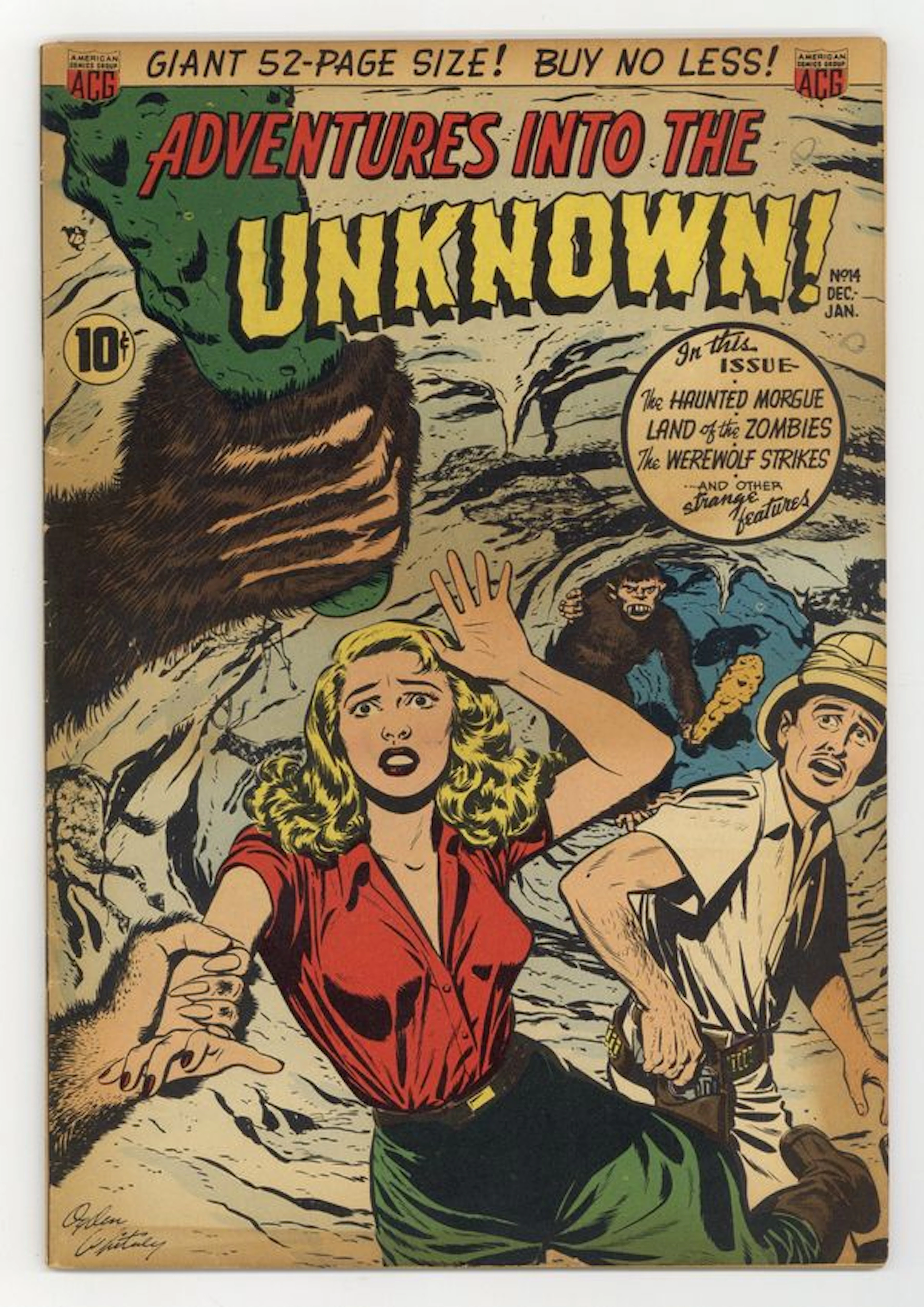 Adventures Into the Unknown (1948 ACG) 14 GD/VG 3.0