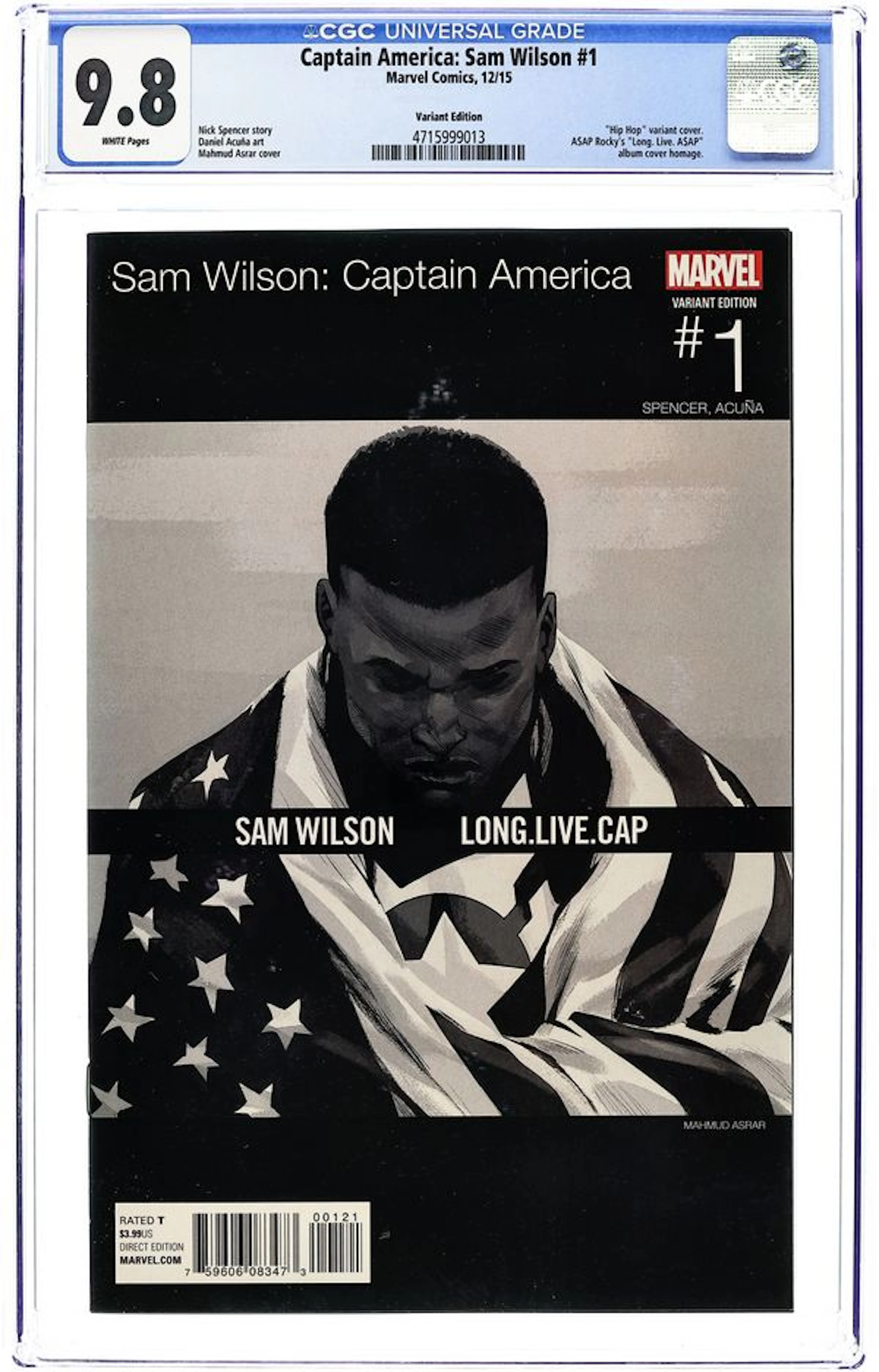 Captain America Sam Wilson (2015) 1E CGC 9.8