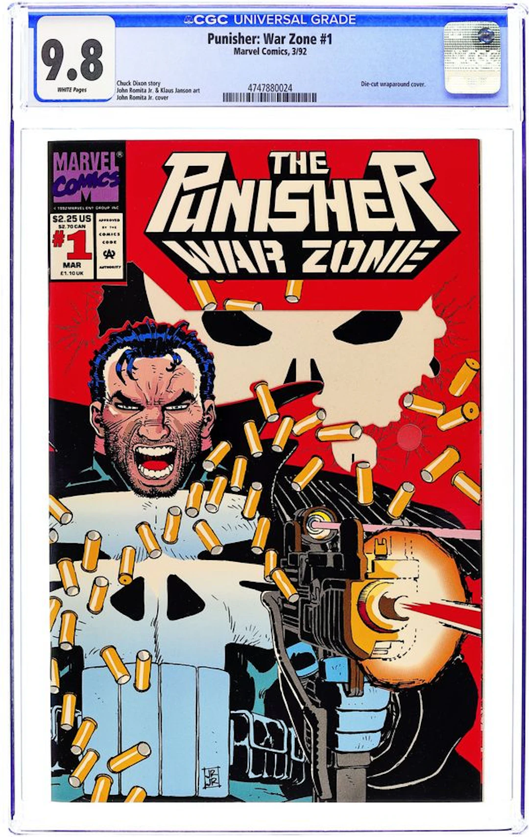 Punisher War Zone (1992) 1D CGC 9.8