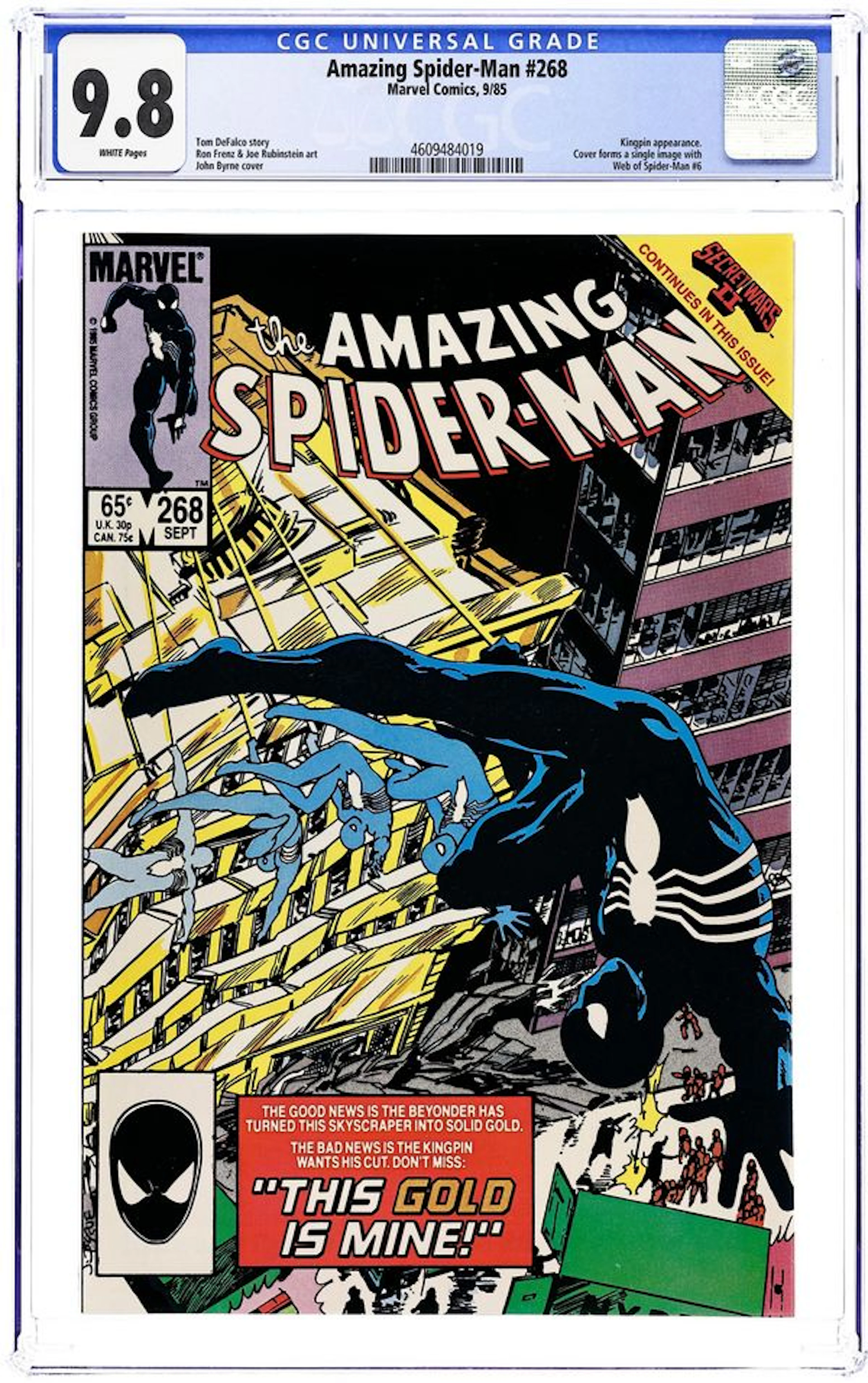 Amazing Spider-Man (1963 1st Series) 268 CGC 9.8