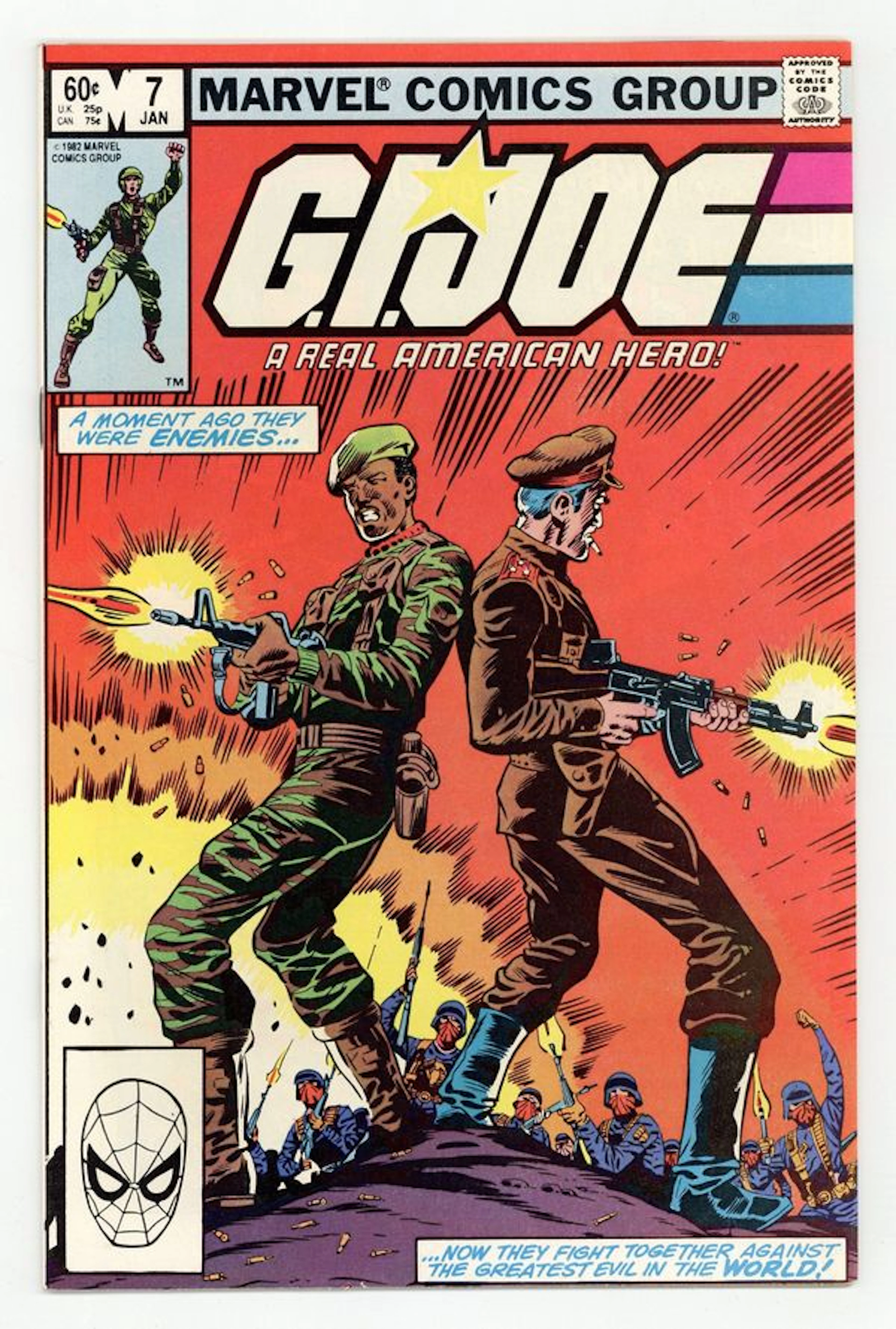 GI Joe A Real American Hero (1982 Marvel) 7D FN+ 6.5